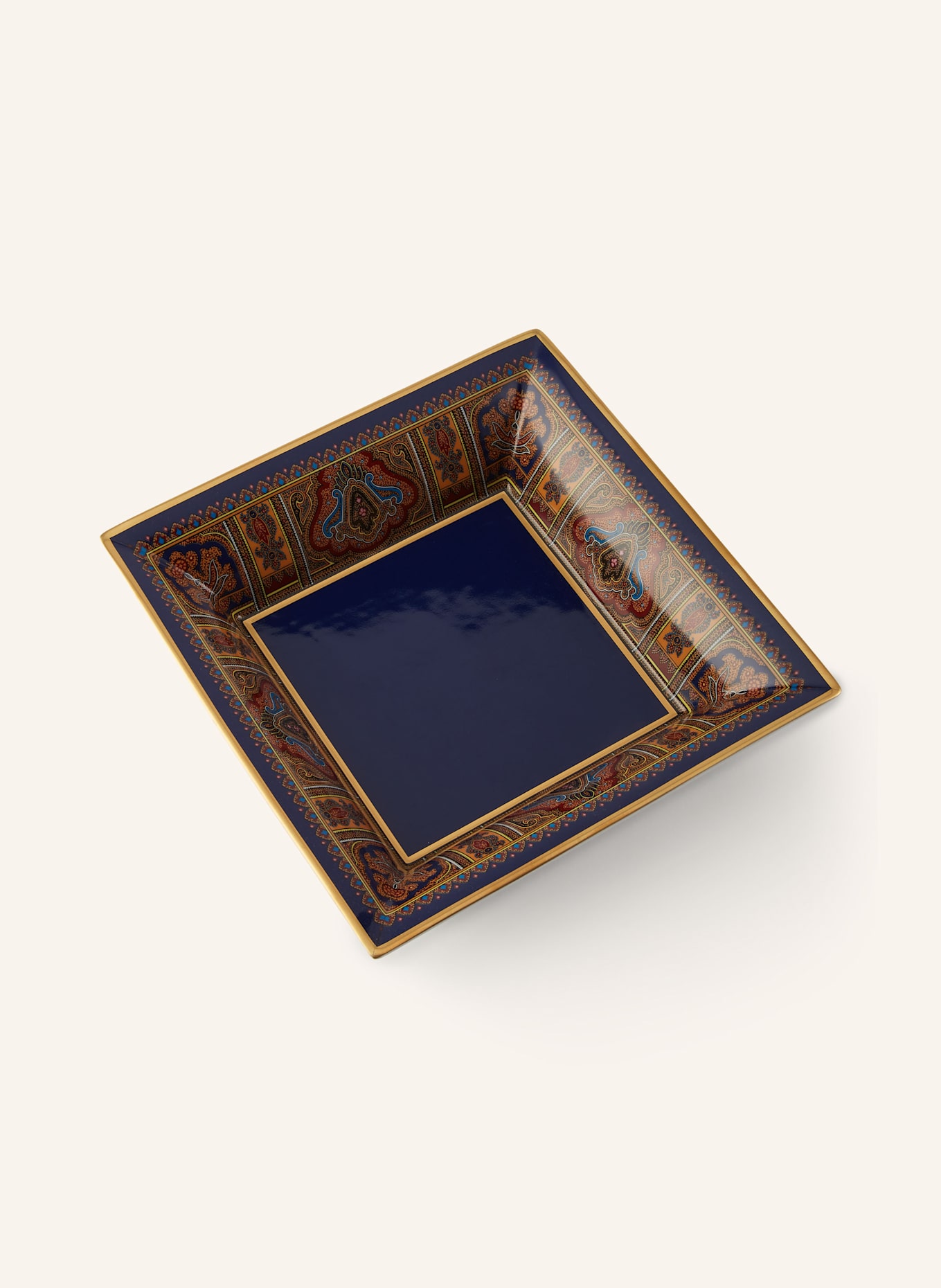 ETRO Home Miska: GRANATOWY / CIEMNOŻÓŁTY / CIEMNOCZERWONY