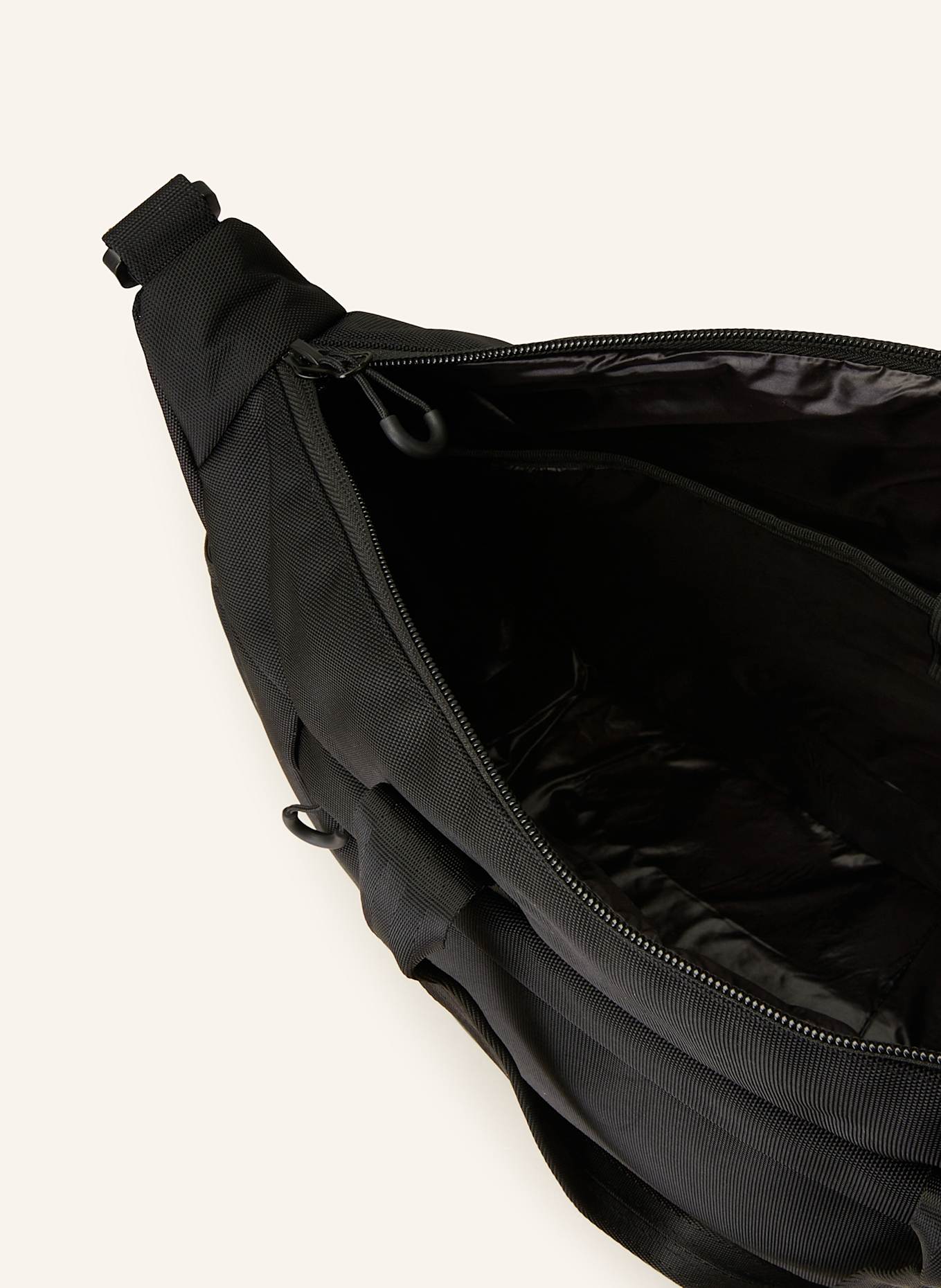 parel. LOKKA LARGE crossbody bag: BLACK