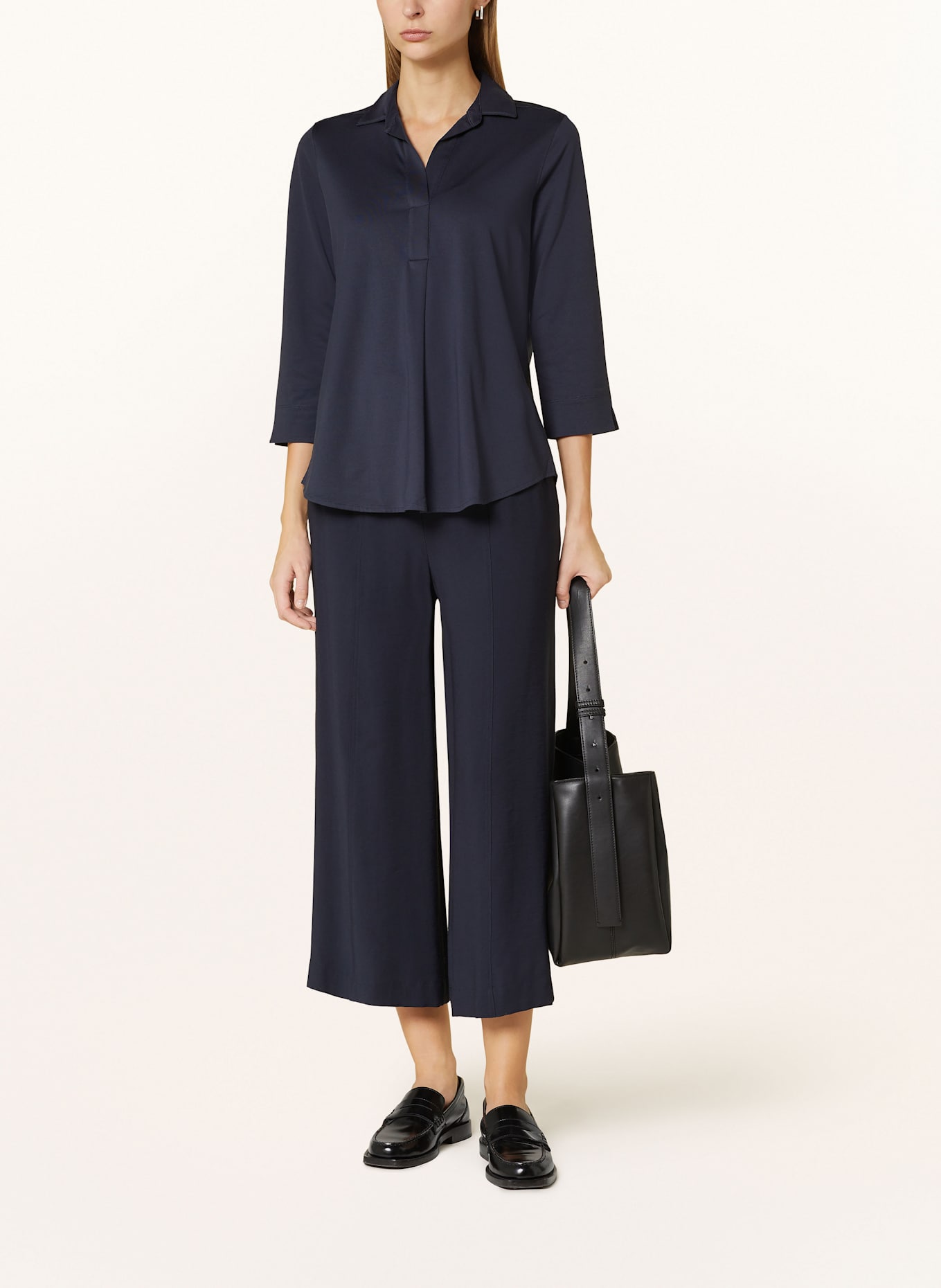 thylie Blusenshirt LOLA mit 3/4-Arm: DUNKELBLAU