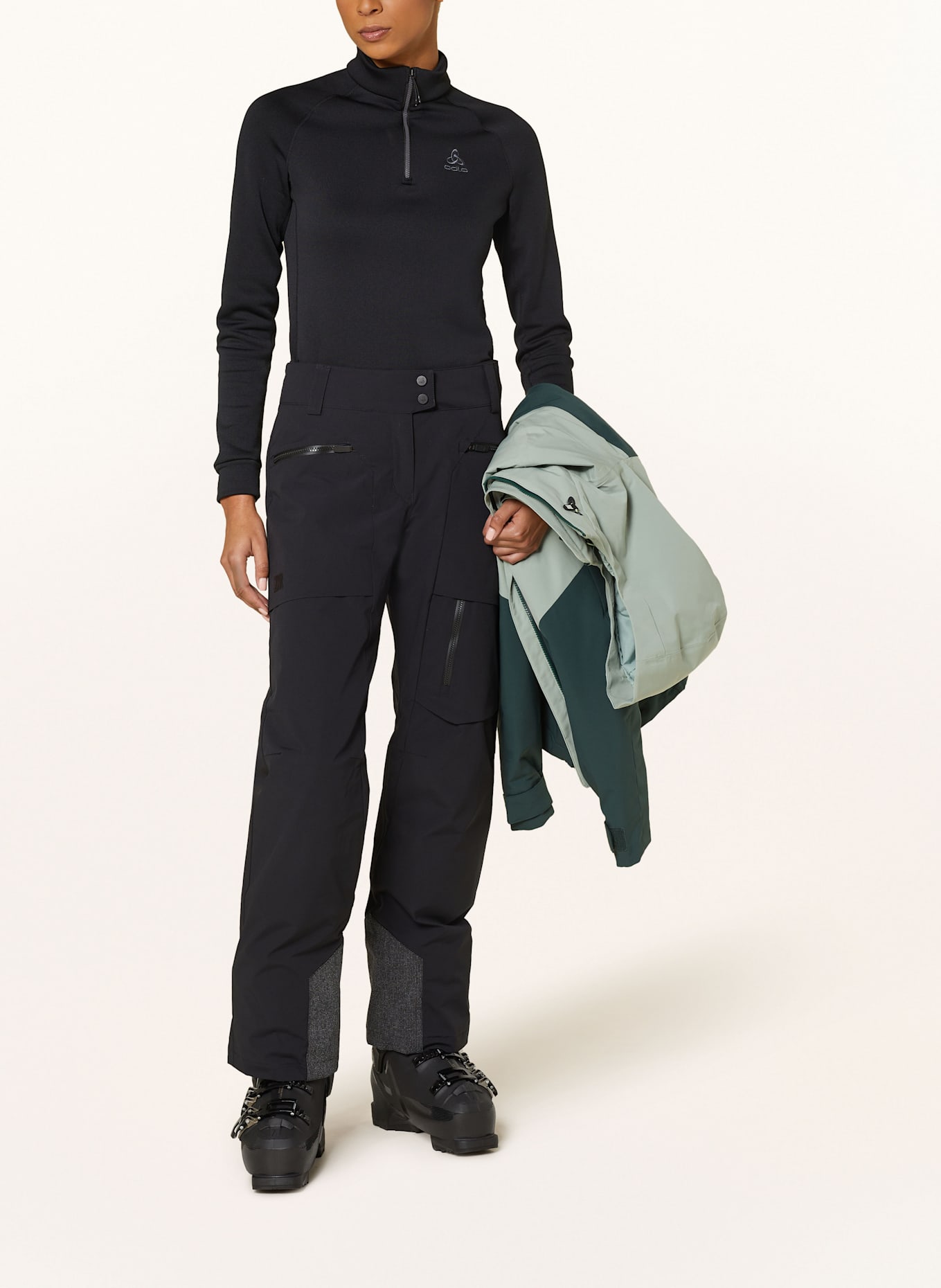 ZNR by Ziener Ski pre pants RANVA: BLACK
