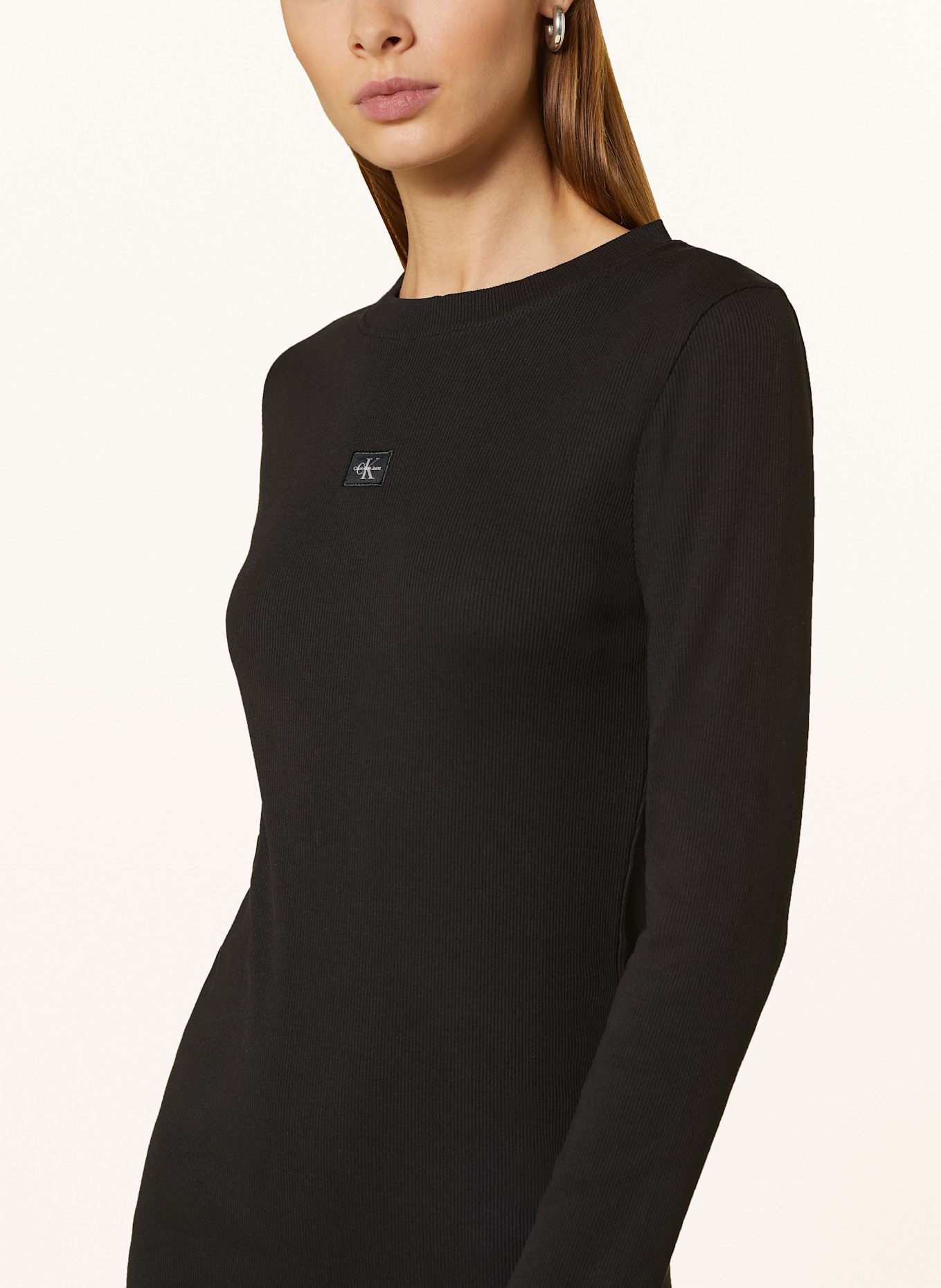 Calvin Klein Jeans Kleid: SCHWARZ