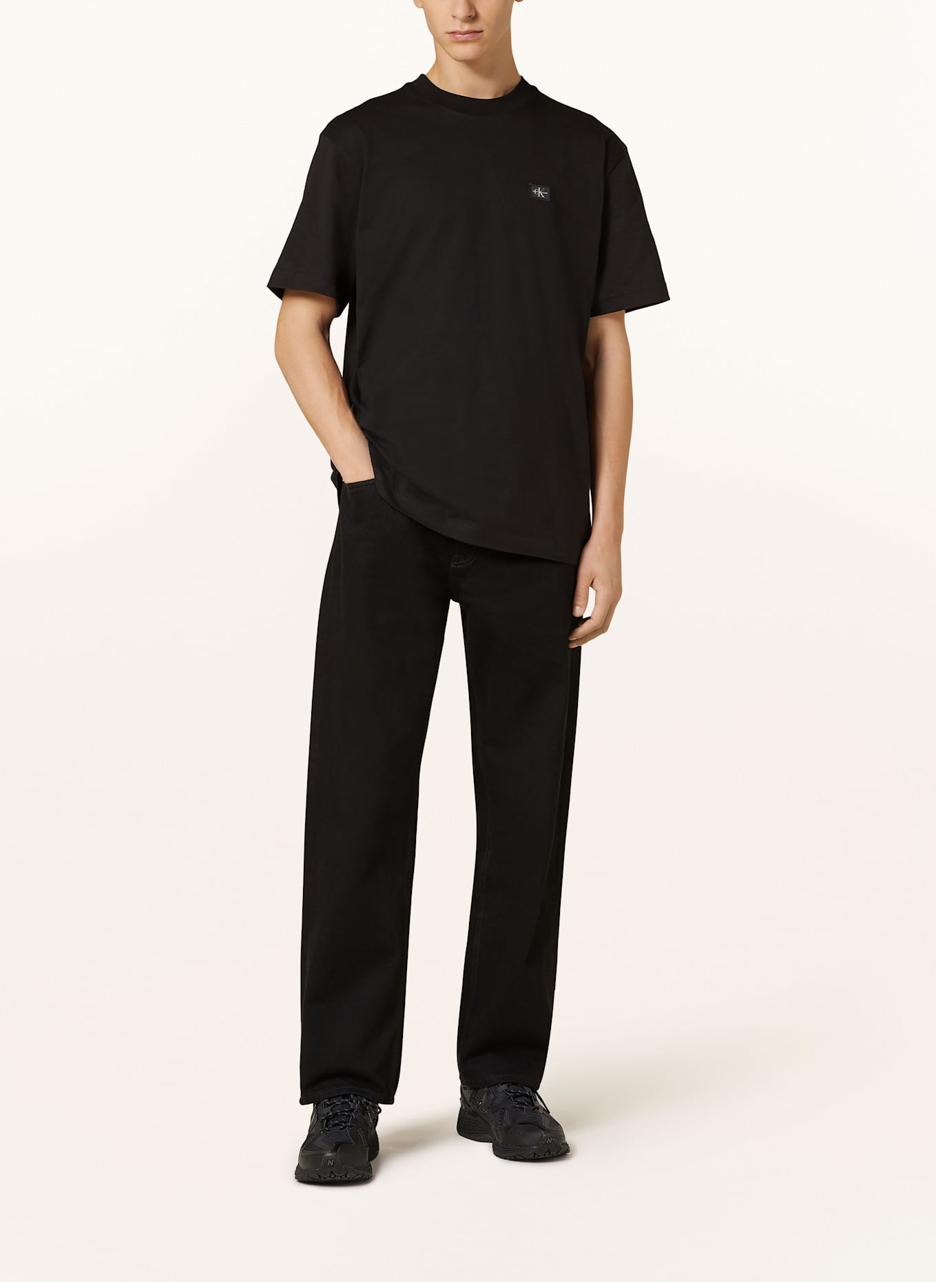 Calvin Klein Jeans T-shirt: CZARNY