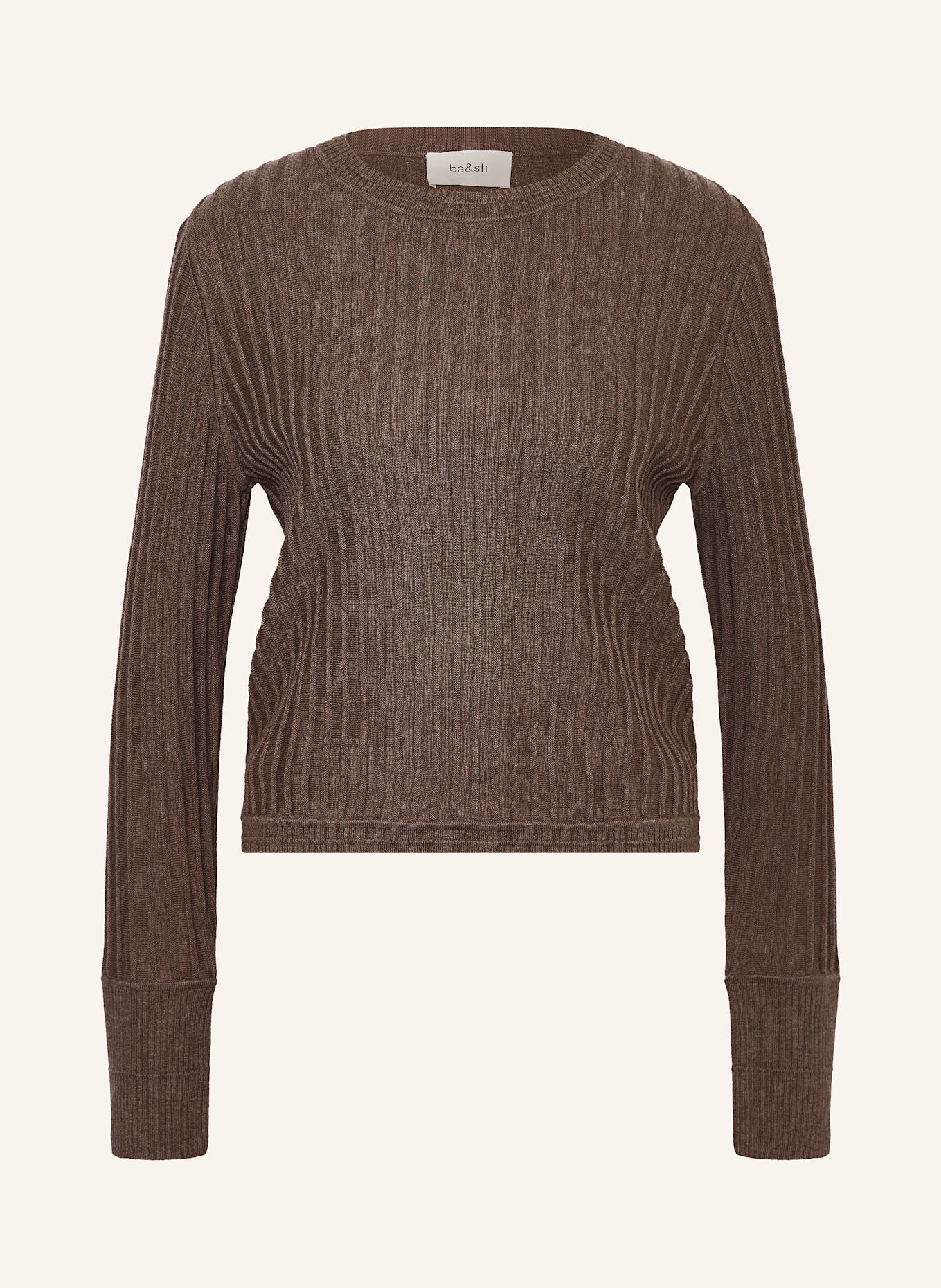 ba&sh Pullover JINIE: DUNKELBRAUN
