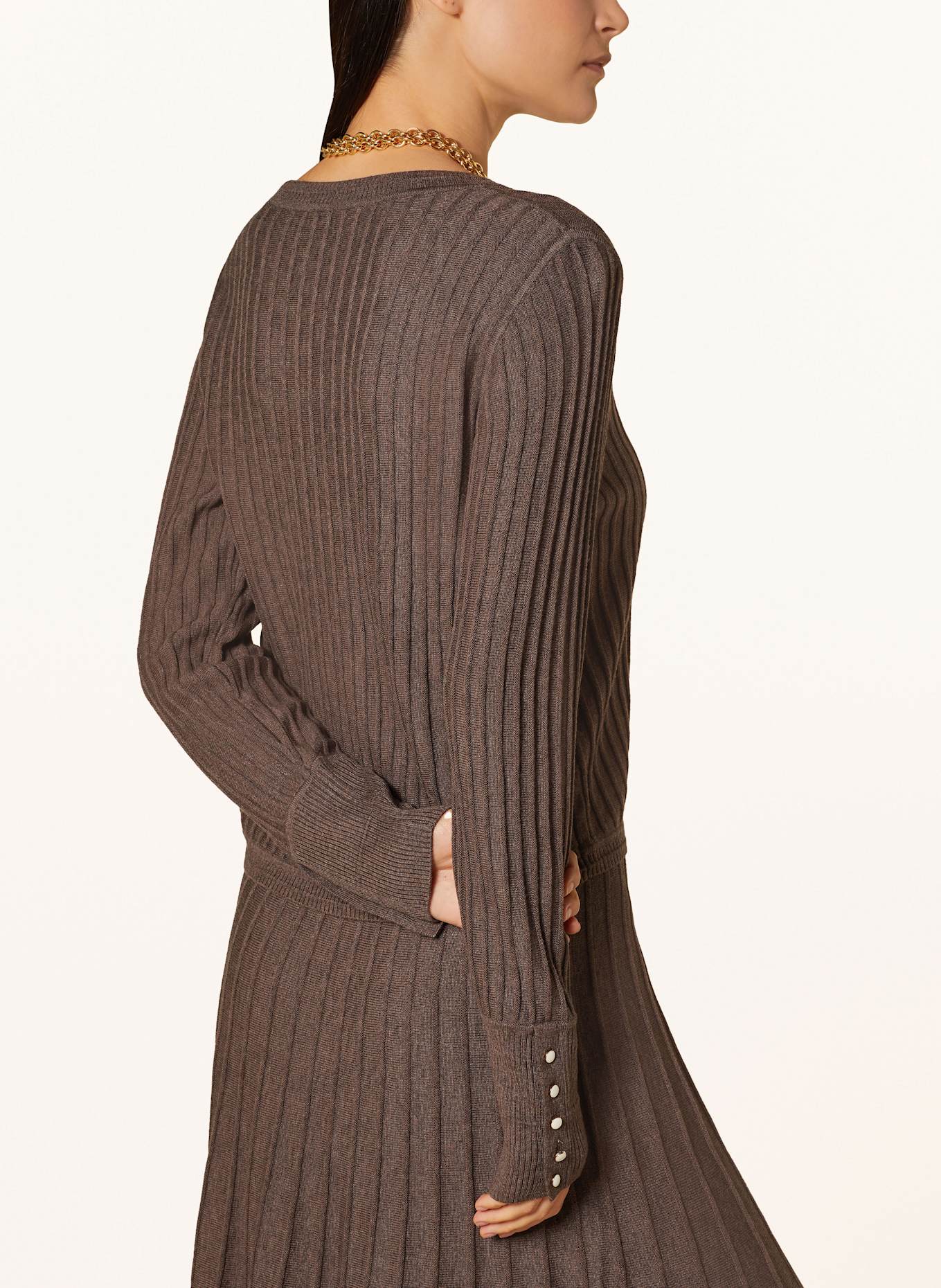 ba&sh Pullover JINIE: DUNKELBRAUN