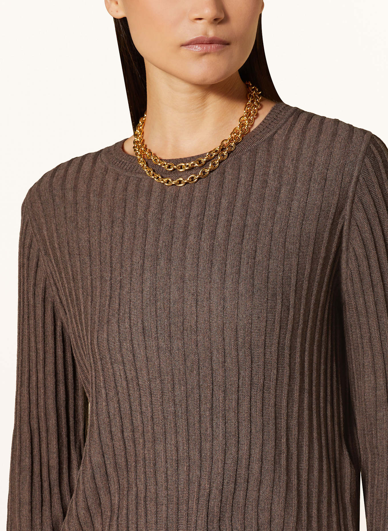 ba&sh Pullover JINIE: DUNKELBRAUN