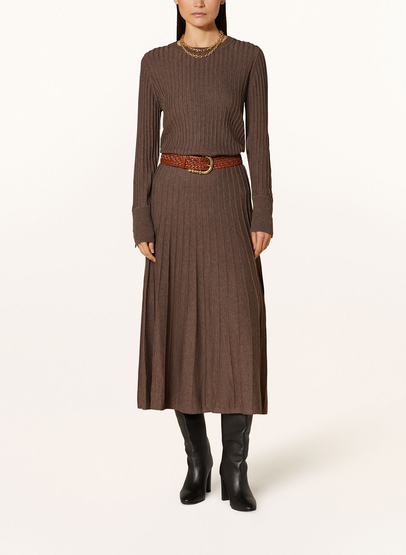 ba&sh Strickrock JADA: BRAUN