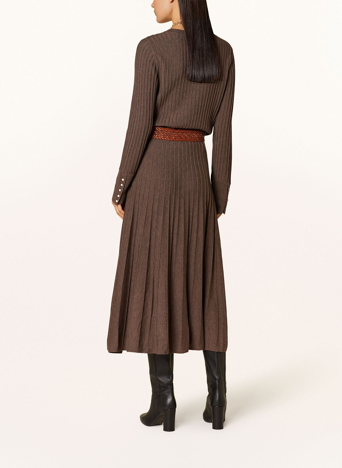 ba&sh Strickrock JADA: BRAUN