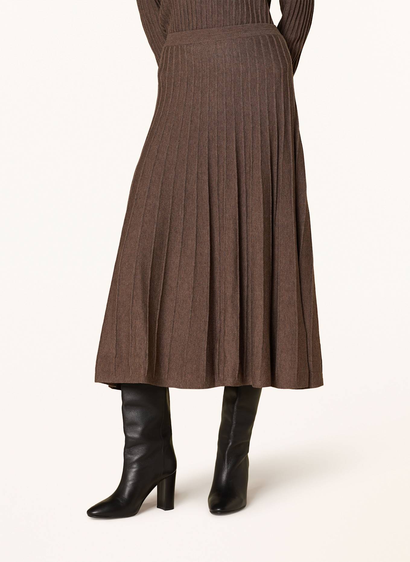 ba&sh Strickrock JADA: BRAUN