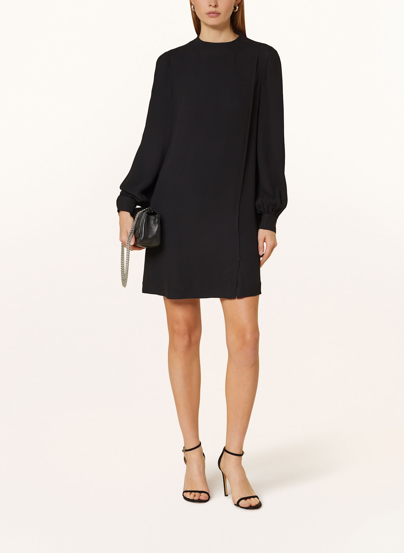 Whistles black dress top
