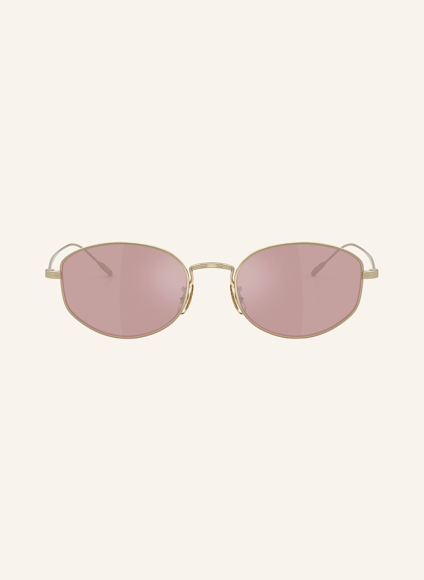 OLIVER PEOPLES Okulary przeciwsłoneczne OV1347ST, Kolor: 50353E – ZŁOTY/ RÓŻOWY LUSTRZANY (Obrazek 2)