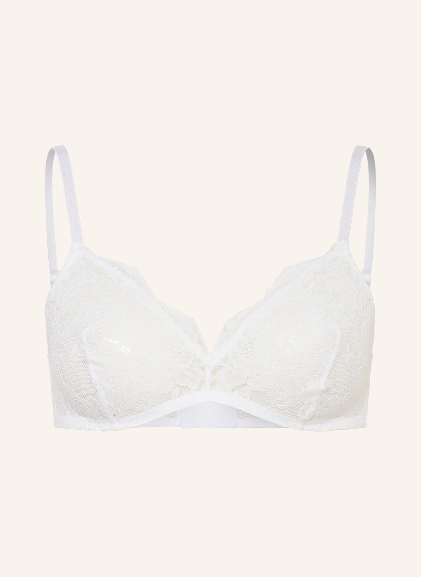 mey Triangle bra ORGANIC COTTON series, Color: WHITE (Image 1)