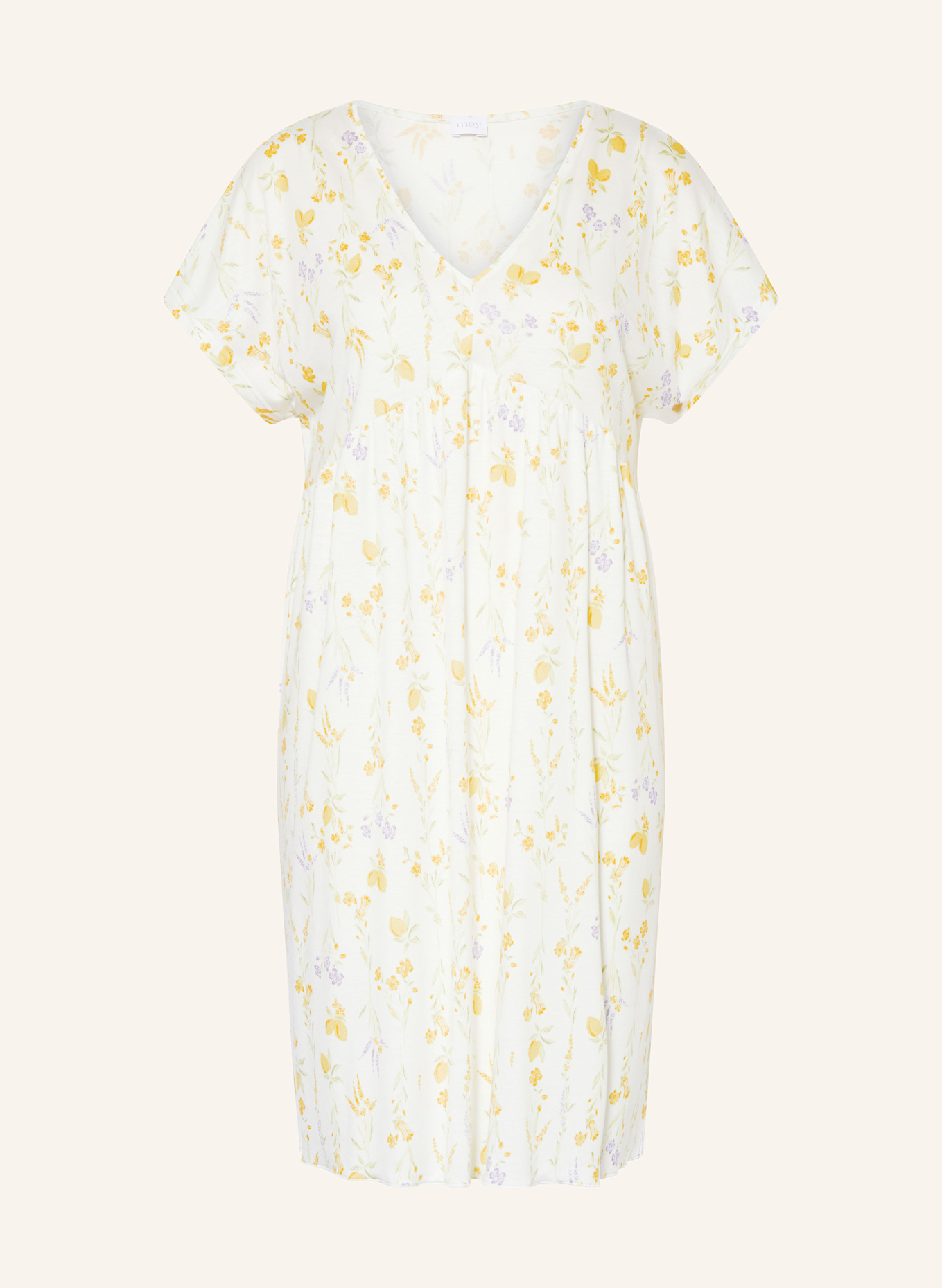 mey Nightgown series LEMONS LOVELY: WHITE / LIGHT GREEN / LIGHT PURPLE