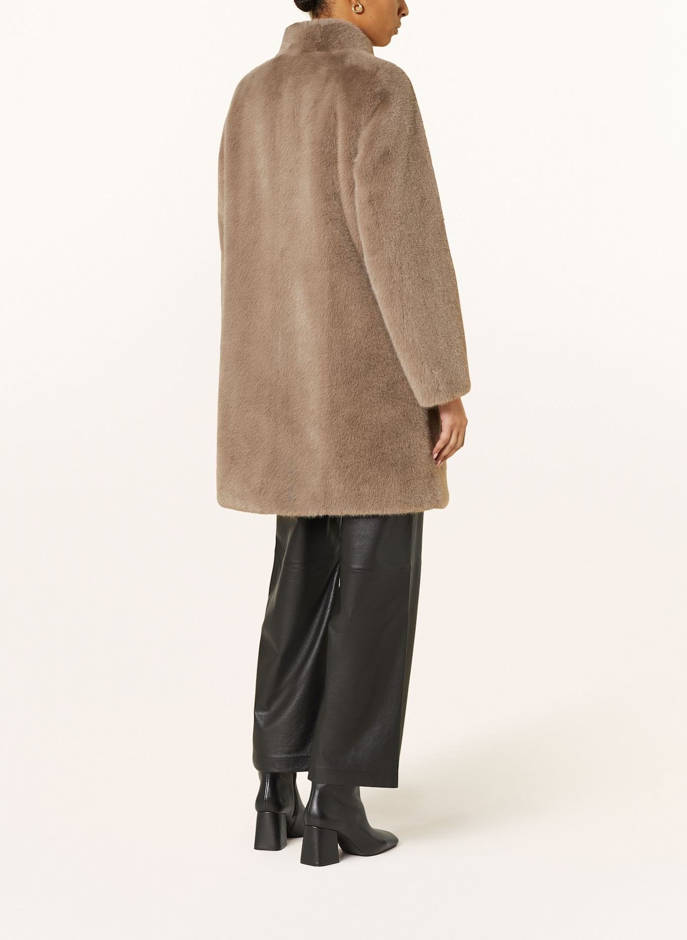 HOBBS Kunstpelz-Mantel TARINI: BRAUN