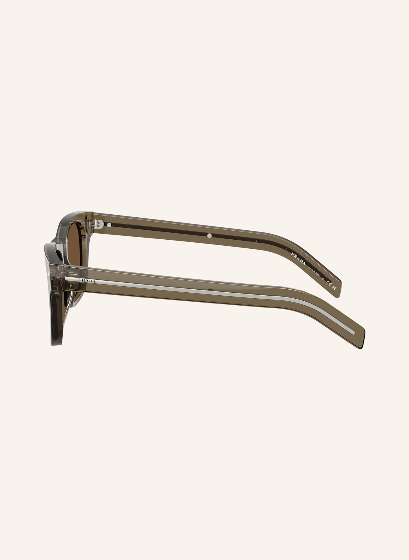 PRADA Sonnenbrille PR A17S: 18Prada saffiano logo tag bracelet