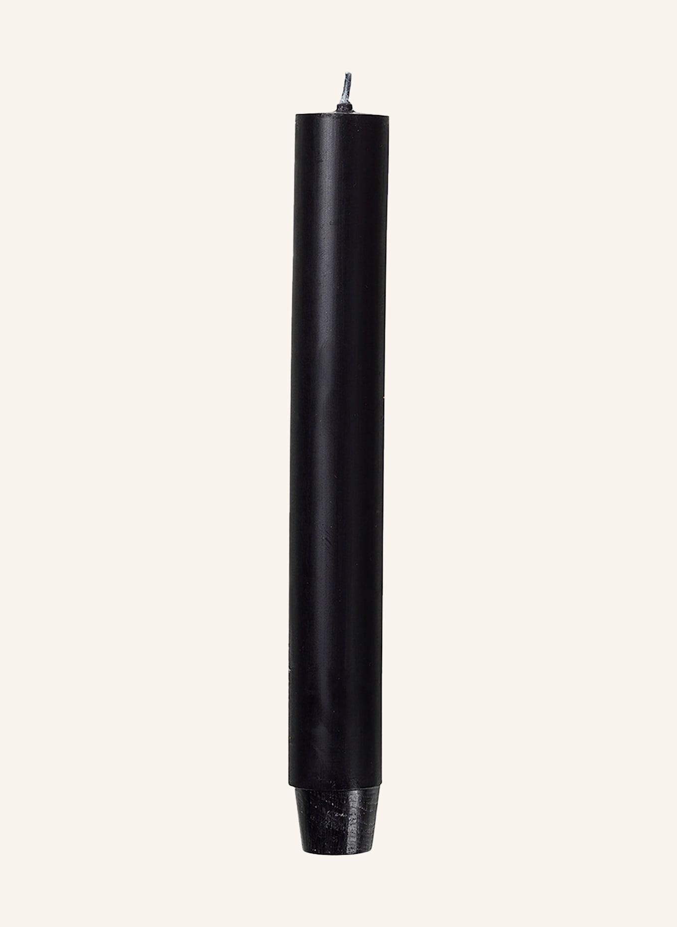 BROSTE COPENHAGEN Lot de 6 bougies cylindriques CLASSIC RUSTIC: NOIR