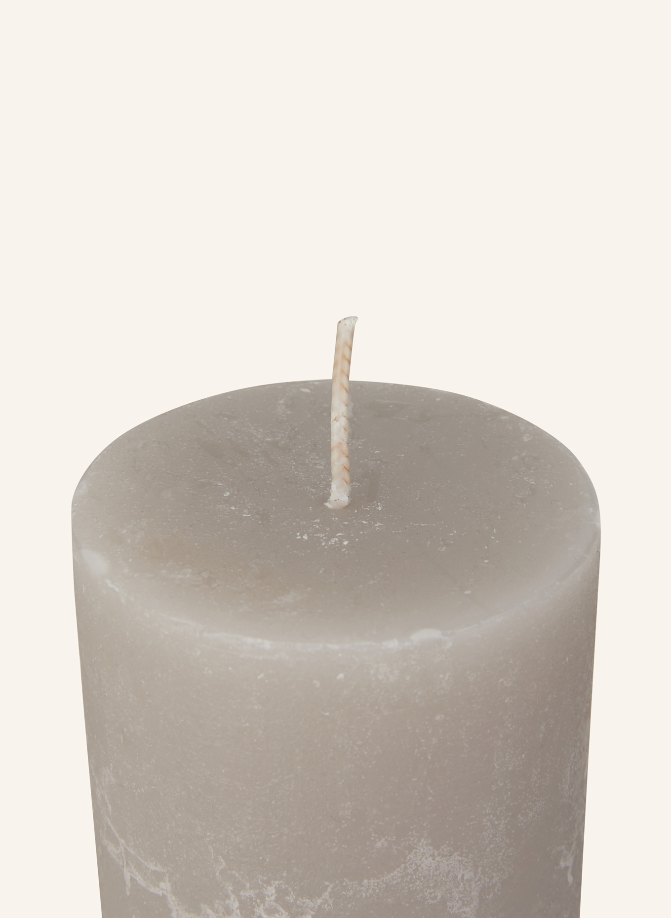 BROSTE COPENHAGEN Kerze PILLAR: HELLGRAU