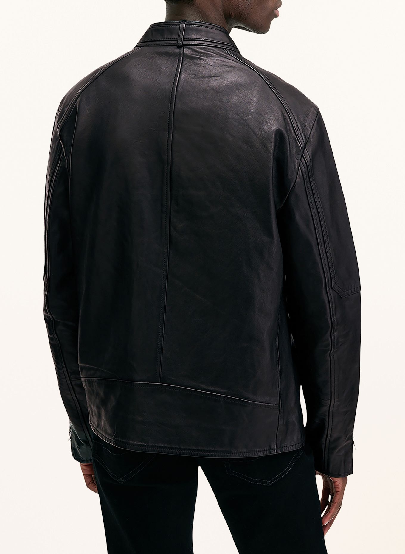 ALLSAINTS Lederjacke CORA: SCHWARZ
