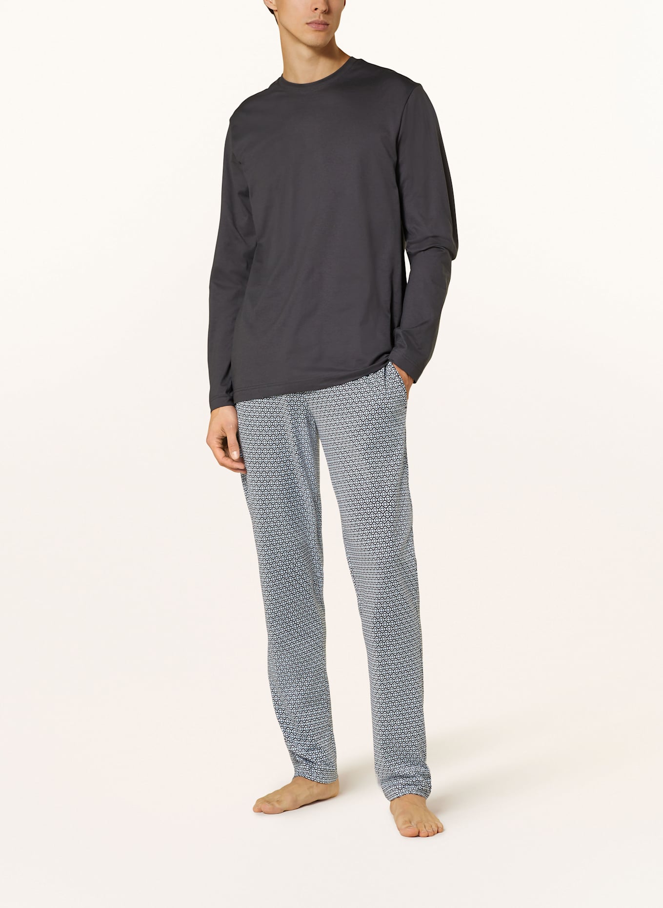 mey Schlafshirt Serie NEO: DUNKELGRAU