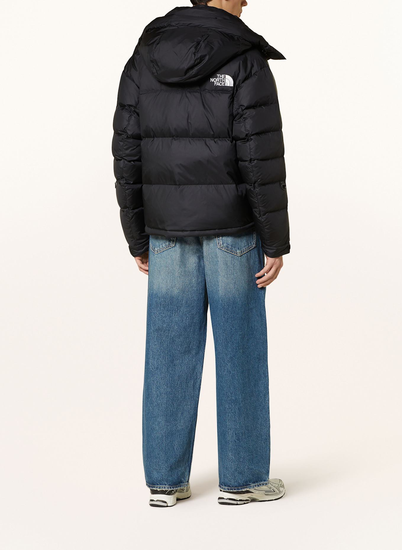 THE NORTH FACE Daunenjacke HIMALAYAN BALTORO mit abnehmbarer Kapuze: SCHWARZ