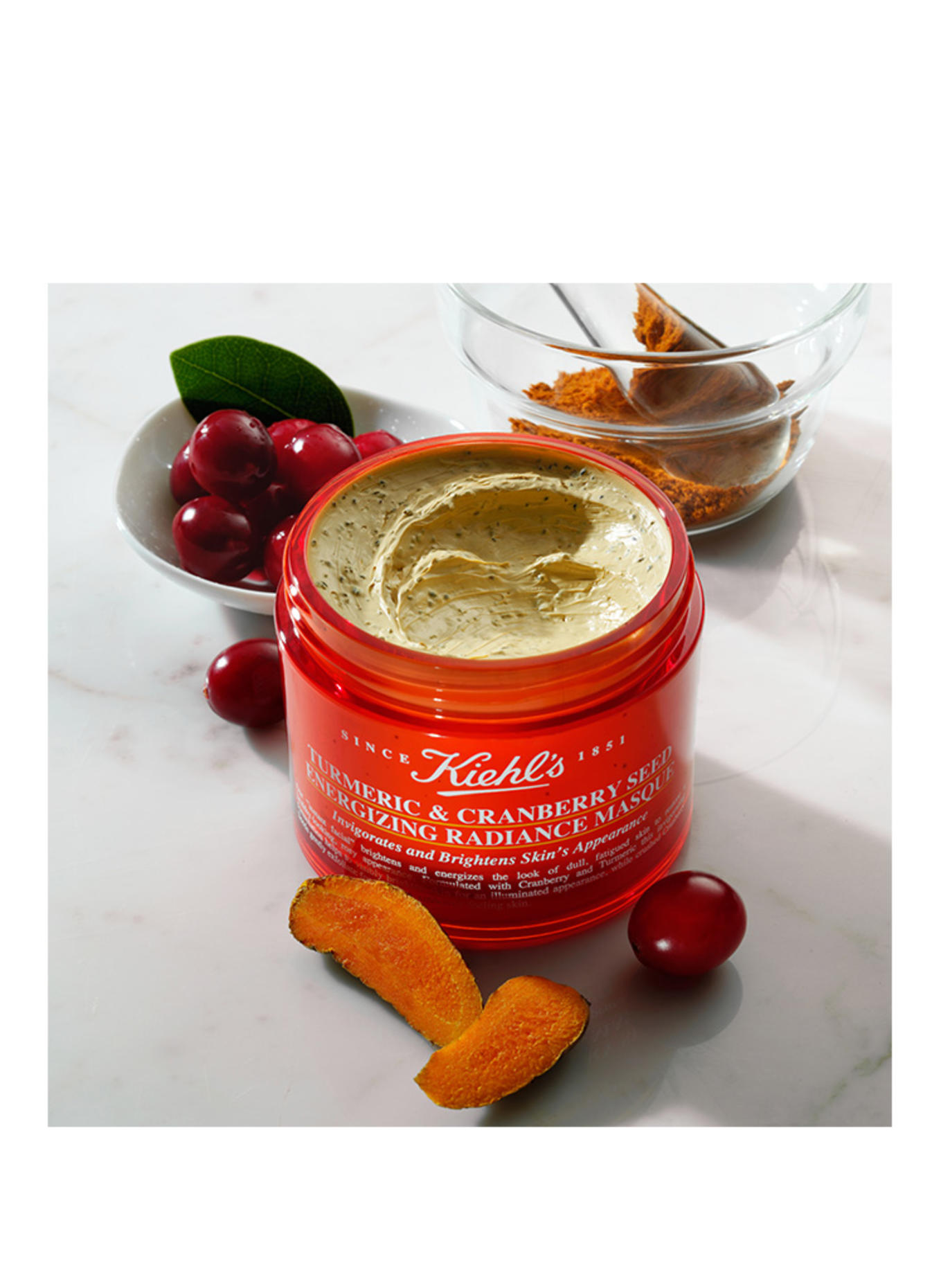 Kiehl's MASQUE ÉNERGISANT ET ÉCLAT AUX GRAINES DE CURCUMA ET DE CANNEBERGE