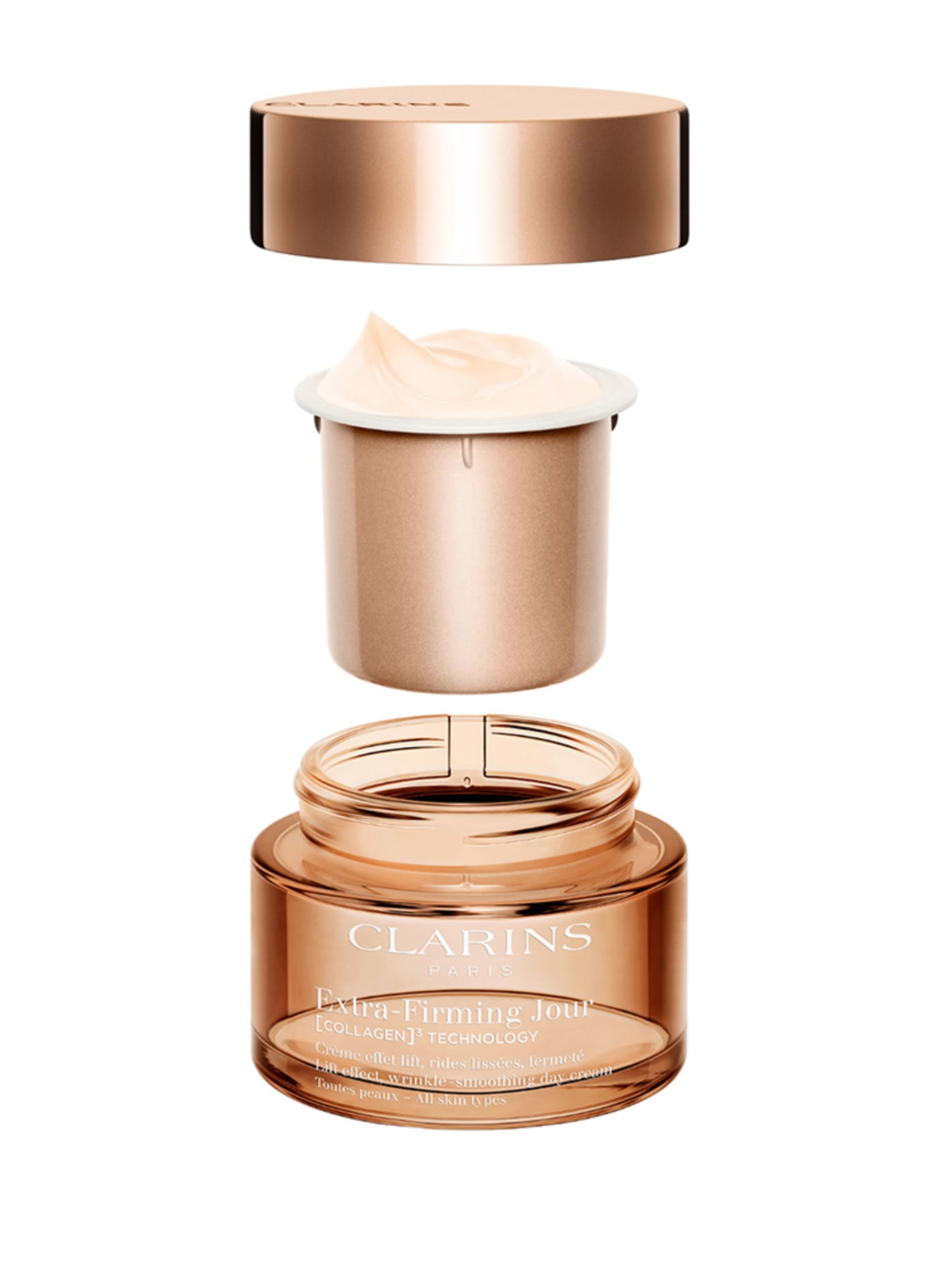 CLARINS EXTRA-FIRMING JOUR [COLLAGEN]³ TECHNOLOGY