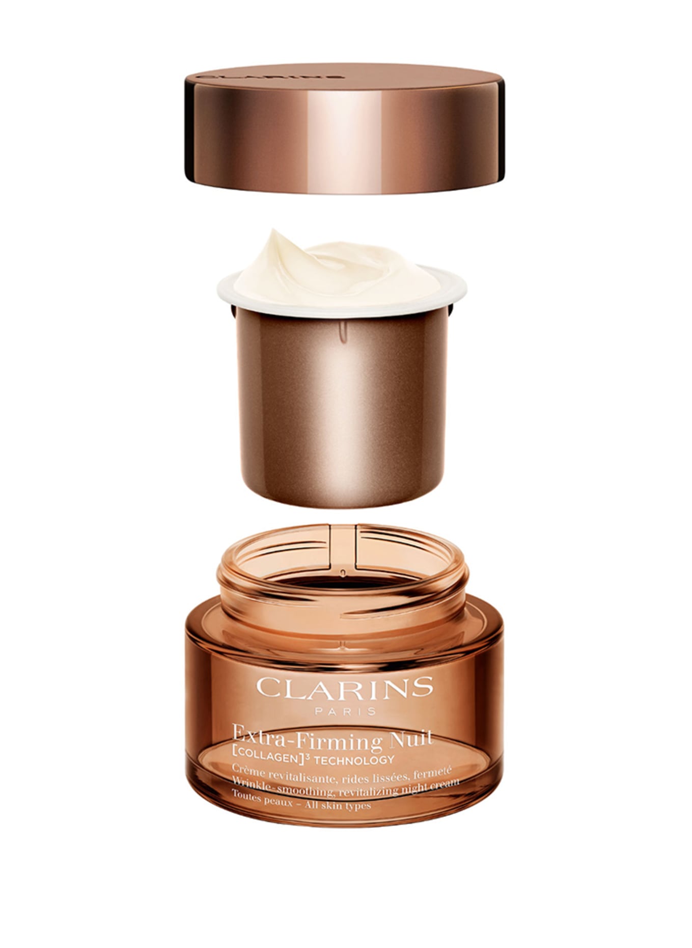 CLARINS EXTRA-FIRMING NUIT [COLLAGEN]³ TECHNOLOGY