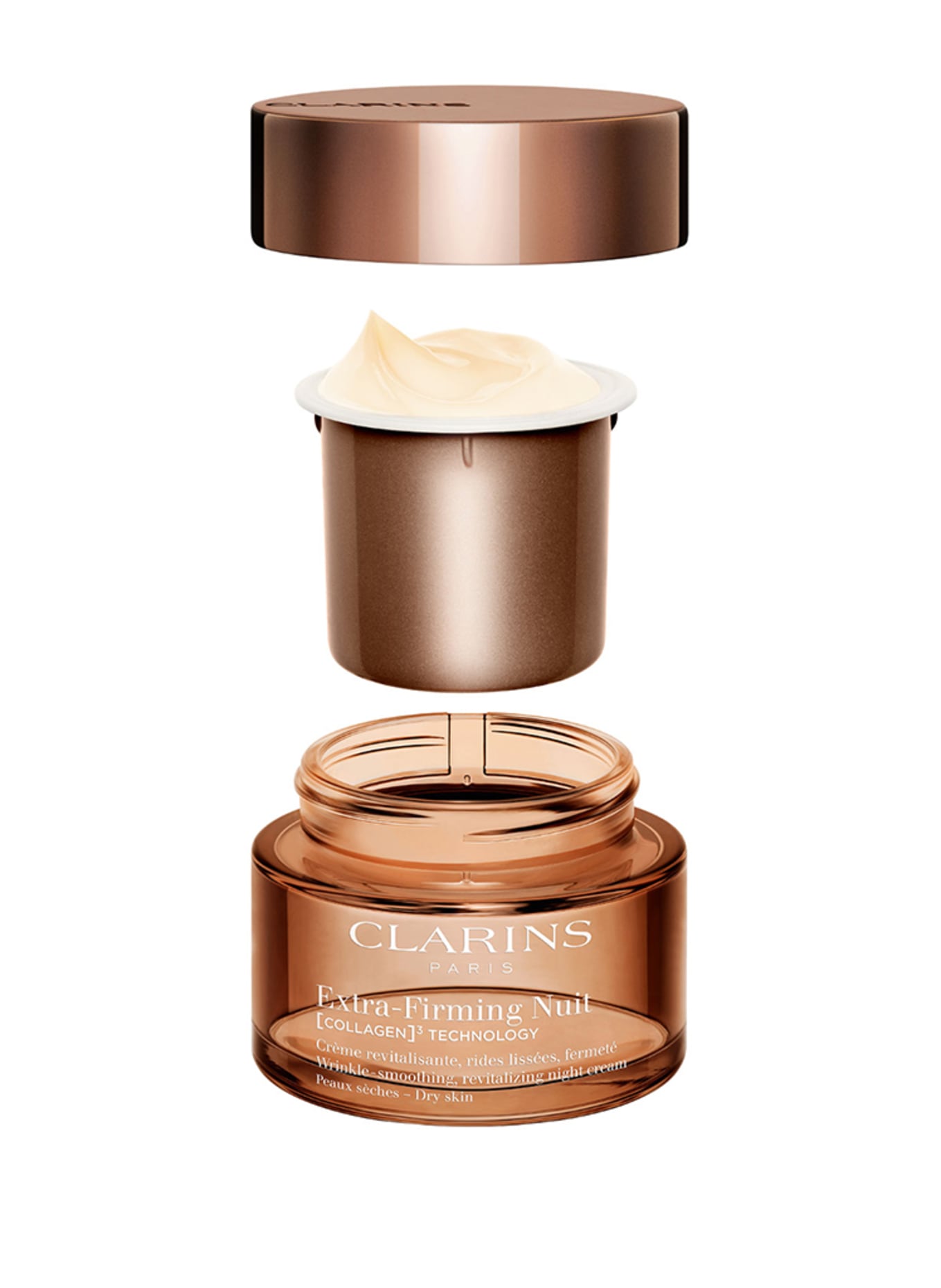 CLARINS EXTRA-FIRMING NUIT [COLLAGEN]³ TECHNOLOGY