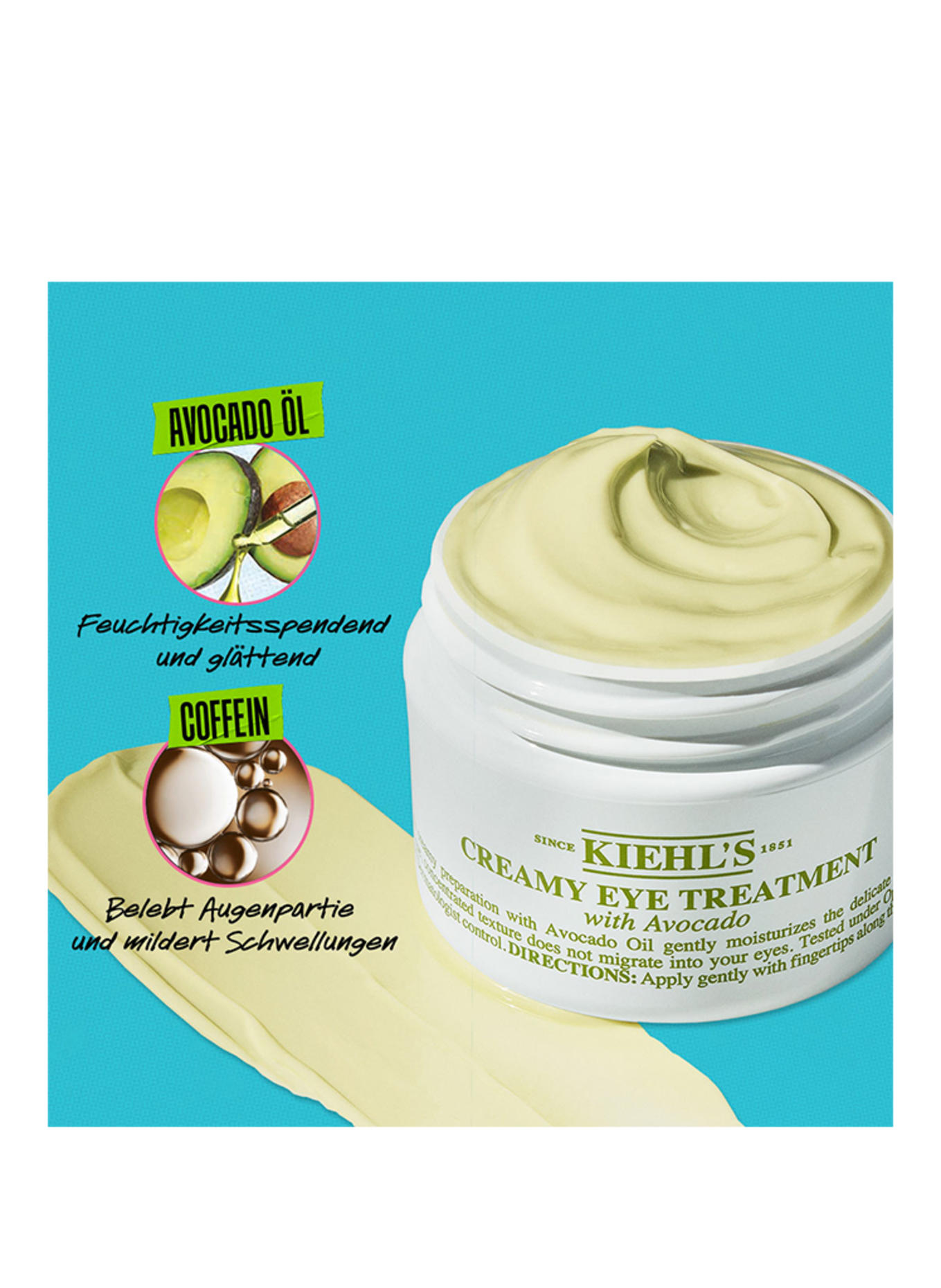 Kiehl's ROMIGE OOGVERZORGING MET AVOCADO