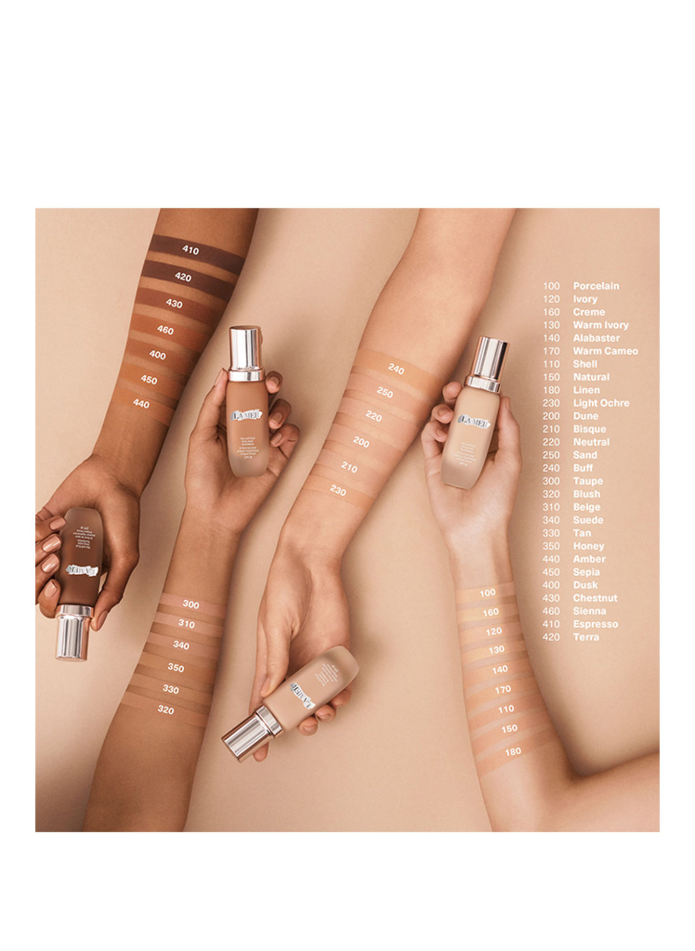 LA MER THE SOFT FLUID LONG WEAR FOUNDATION: BEIGE