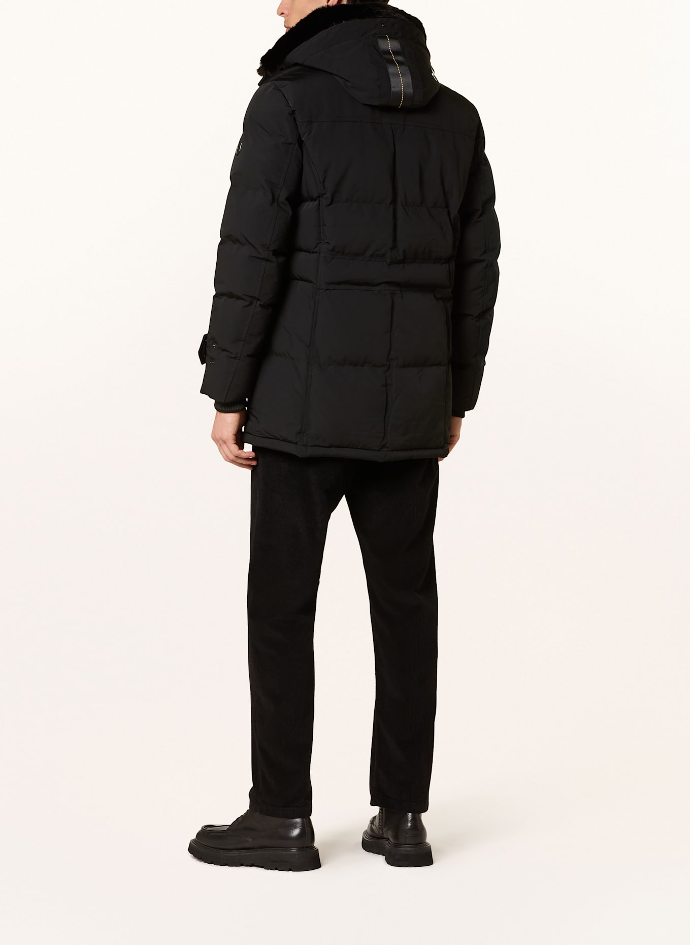WELLENSTEYN Parka SEAMASTER: SCHWARZ