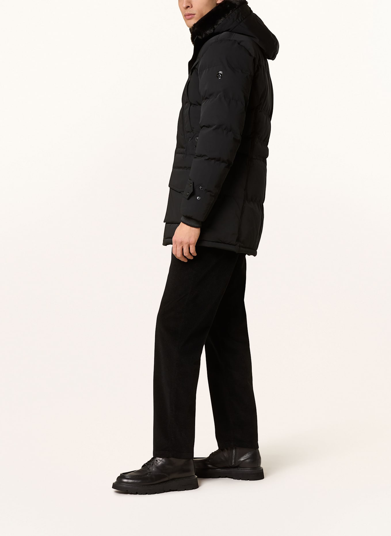 WELLENSTEYN Parka SEAMASTER: SCHWARZ