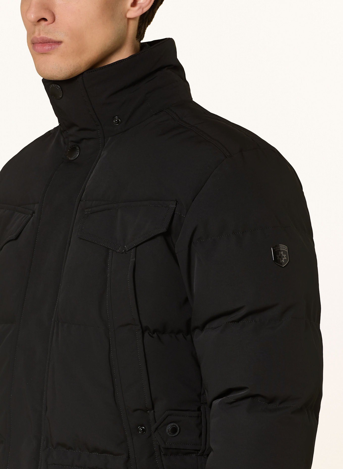 WELLENSTEYN Parka SEAMASTER: SCHWARZ