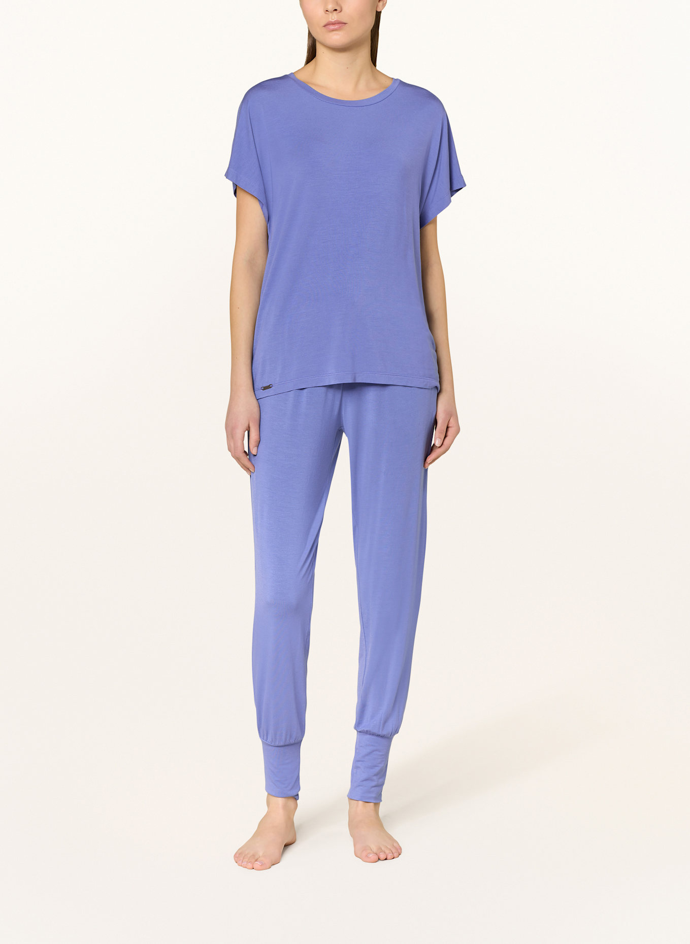 JOCKEY Tričko na spaní SUPERSOFT LOUNGE: FIALOVÁ