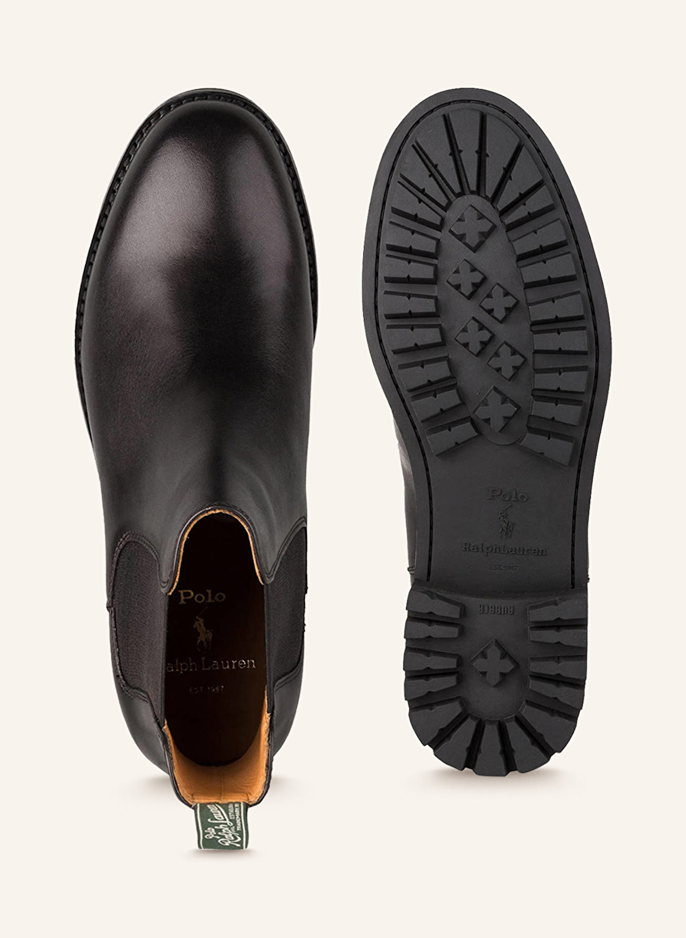 Polo Ralph Lauren Chelsea Boots aus Leder Modell 'BRYSON' (black) online  kaufen