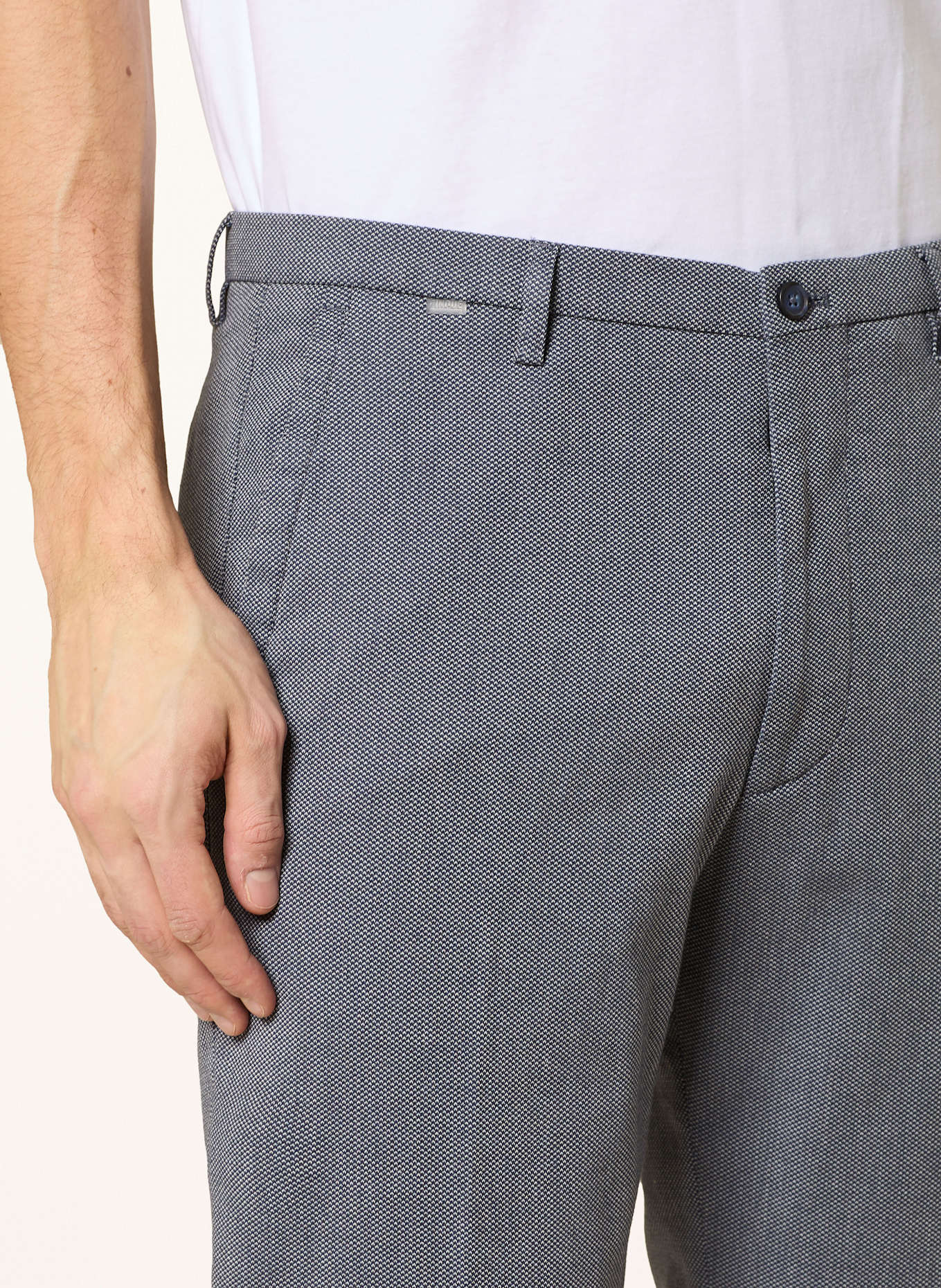 CINQUE Chino CIBRODY Slim Fit: DUNKELBLAU/ GRAU