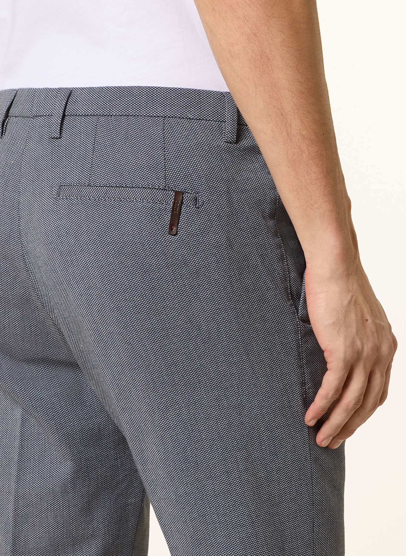CINQUE Chino CIBRODY Slim Fit: DUNKELBLAU/ GRAU