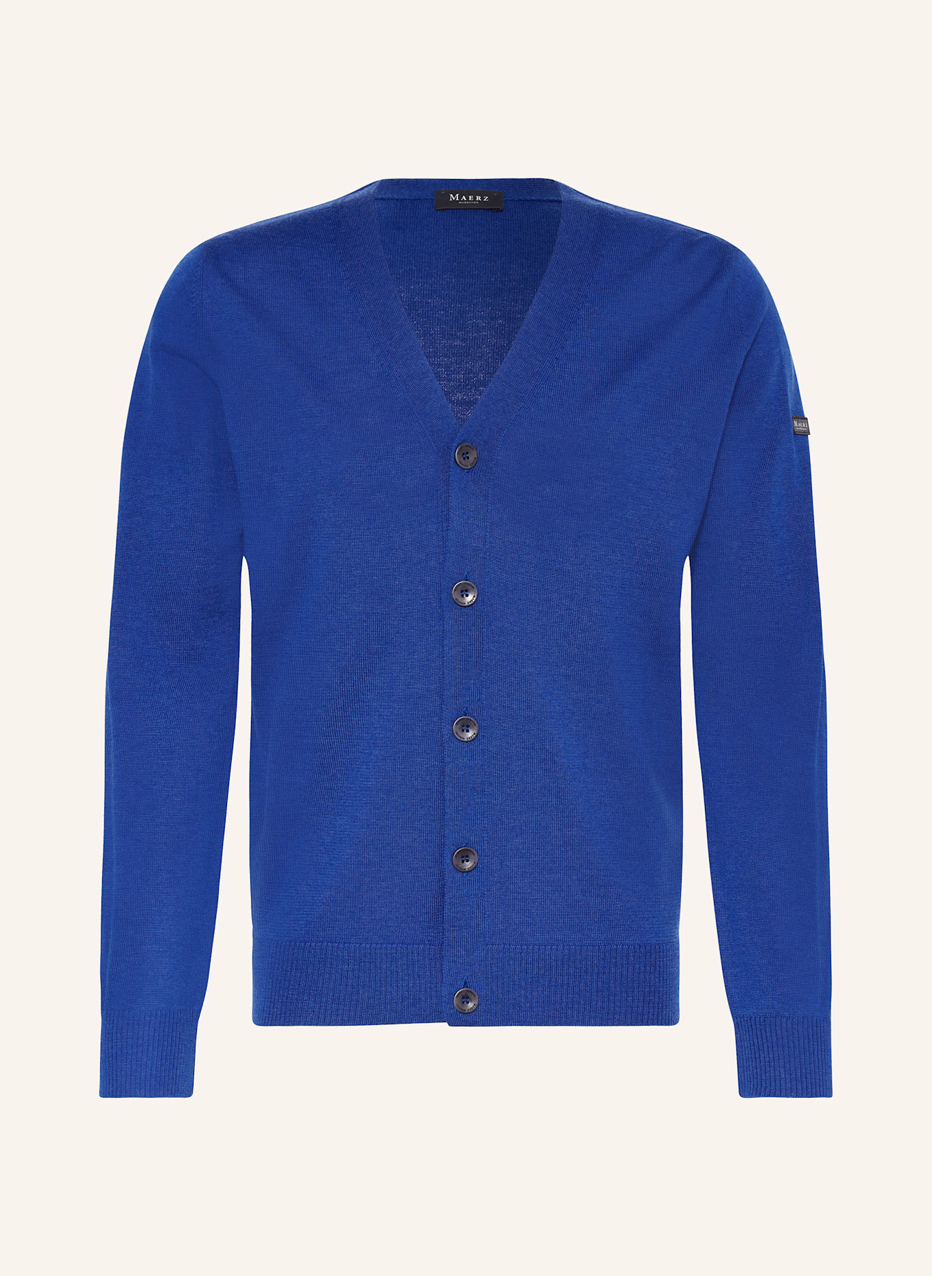 MAERZ MUENCHEN Strickjacke: BLAU