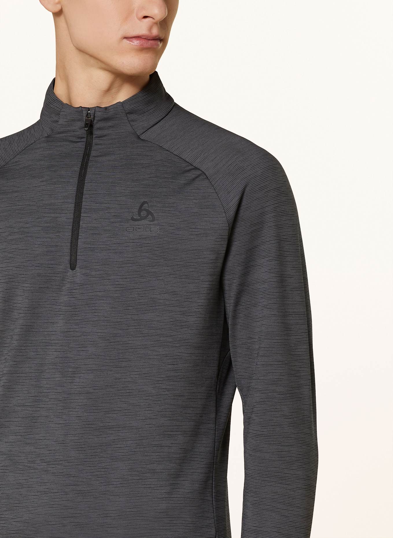 odlo Midlayer ESSENTIAL: BLACK / GRAY