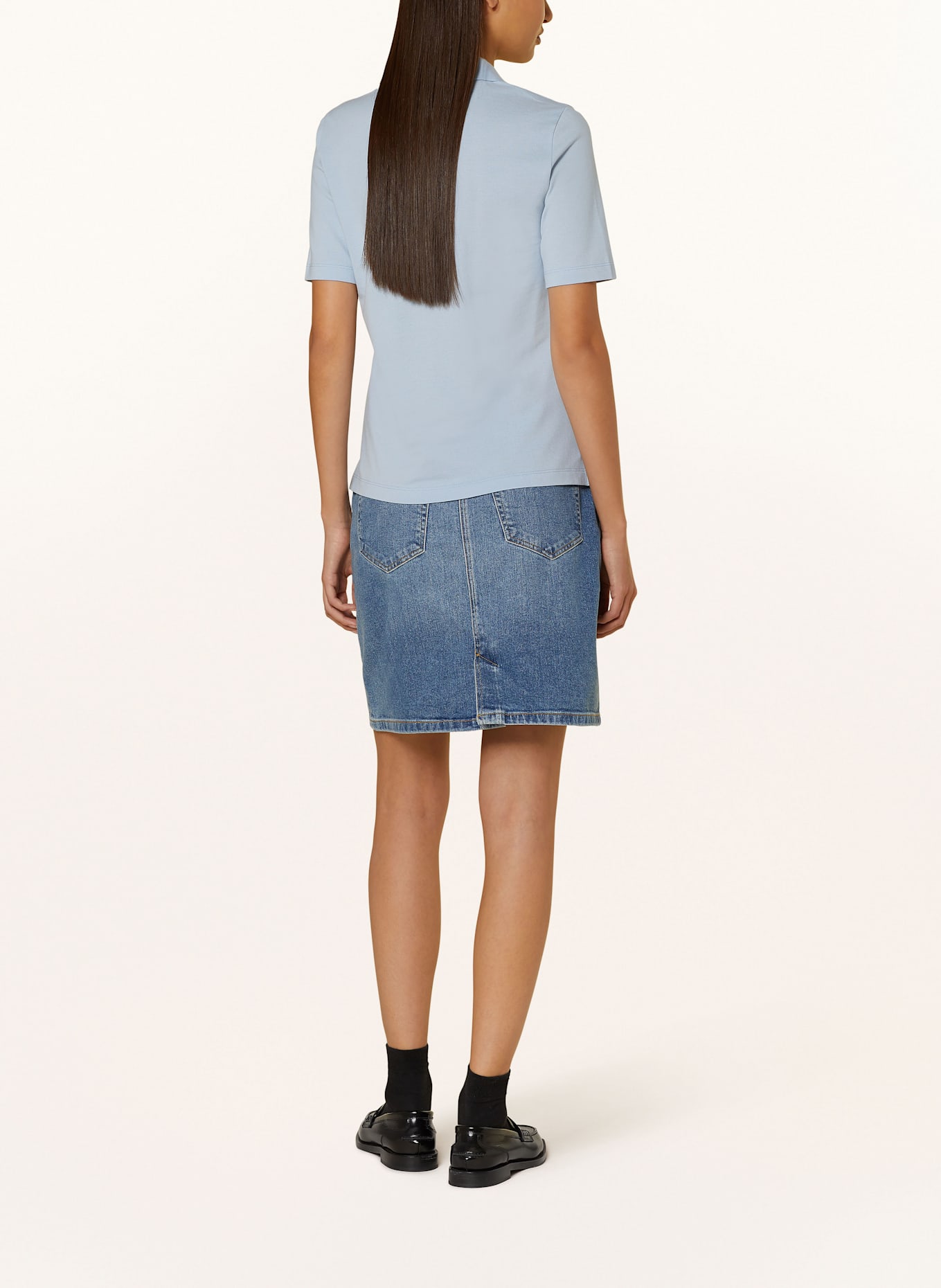 GANT Piqué-Poloshirt: HELLBLAU