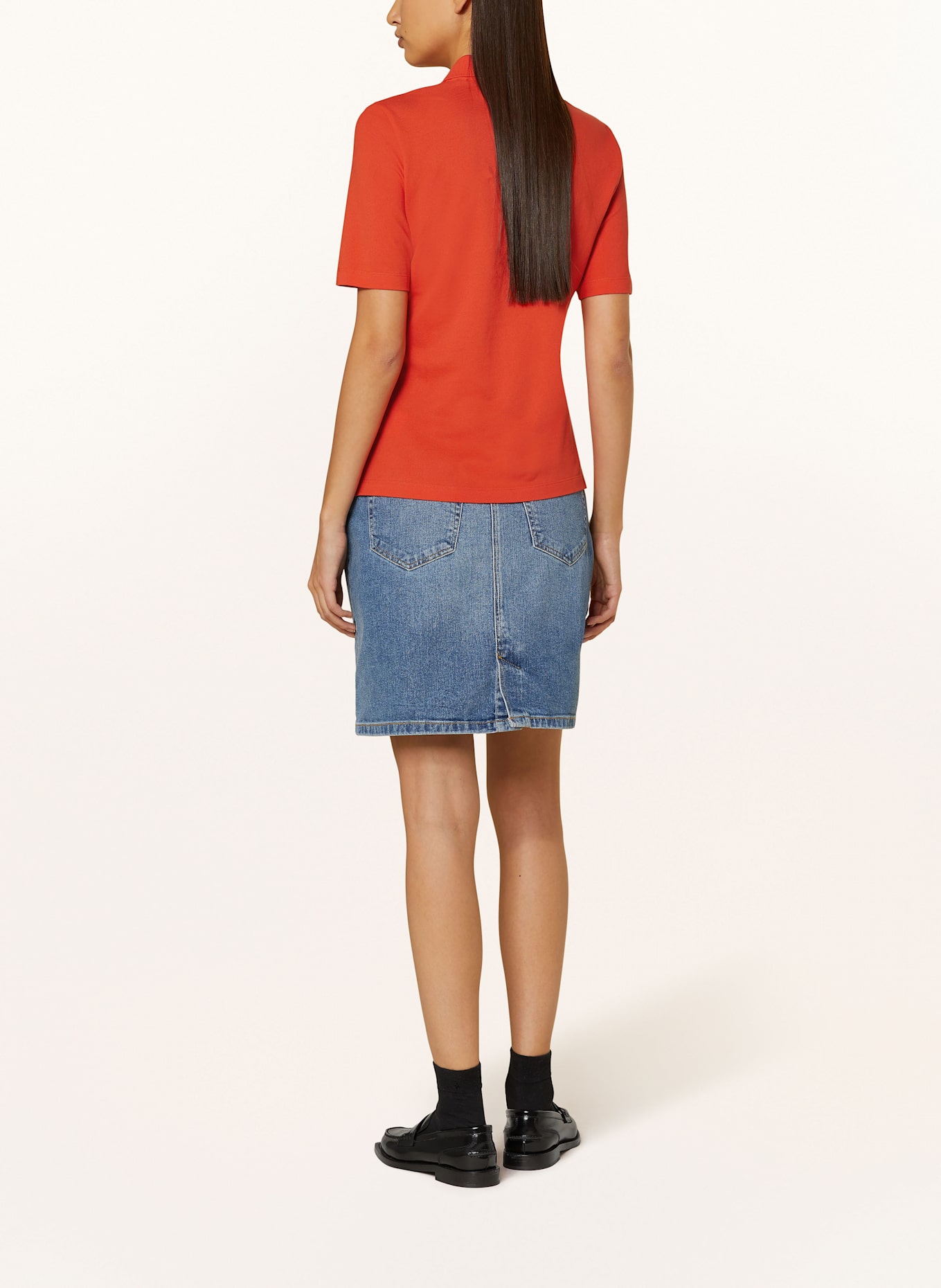 GANT Piqué-Poloshirt: DUNKELORANGE