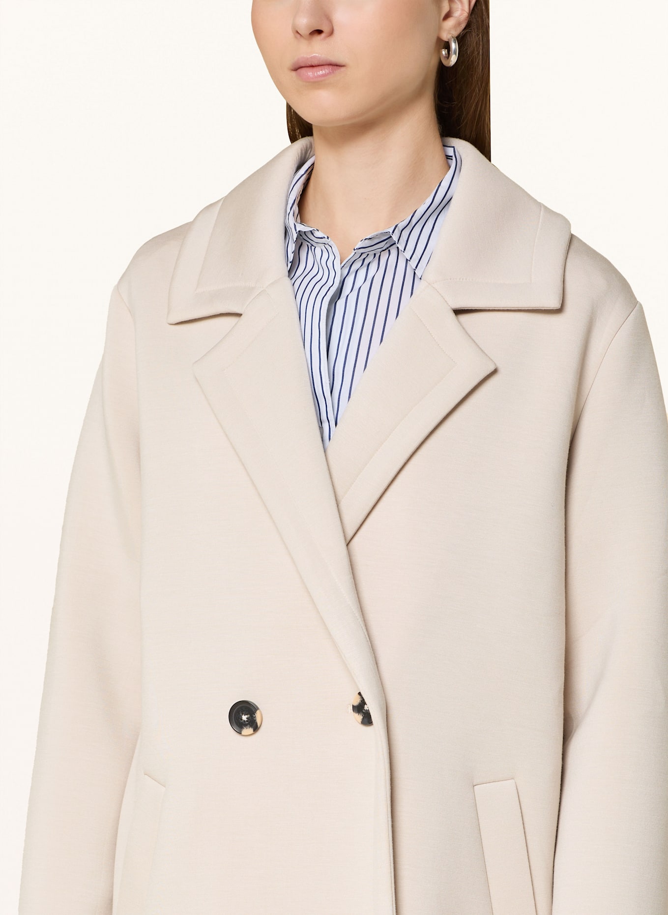 RINO & PELLE Płaszcz DANJA: JASNOCZARY