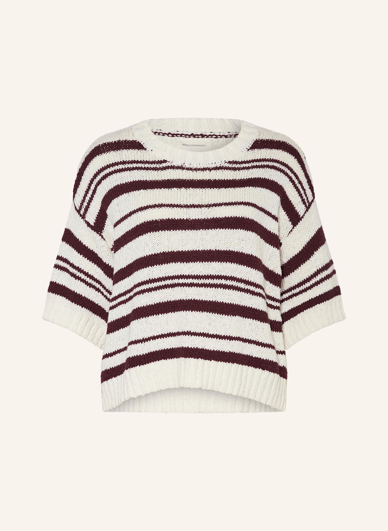 MSCH COPENHAGEN Pullover MSCHHANNALI: CREME / BRAUN