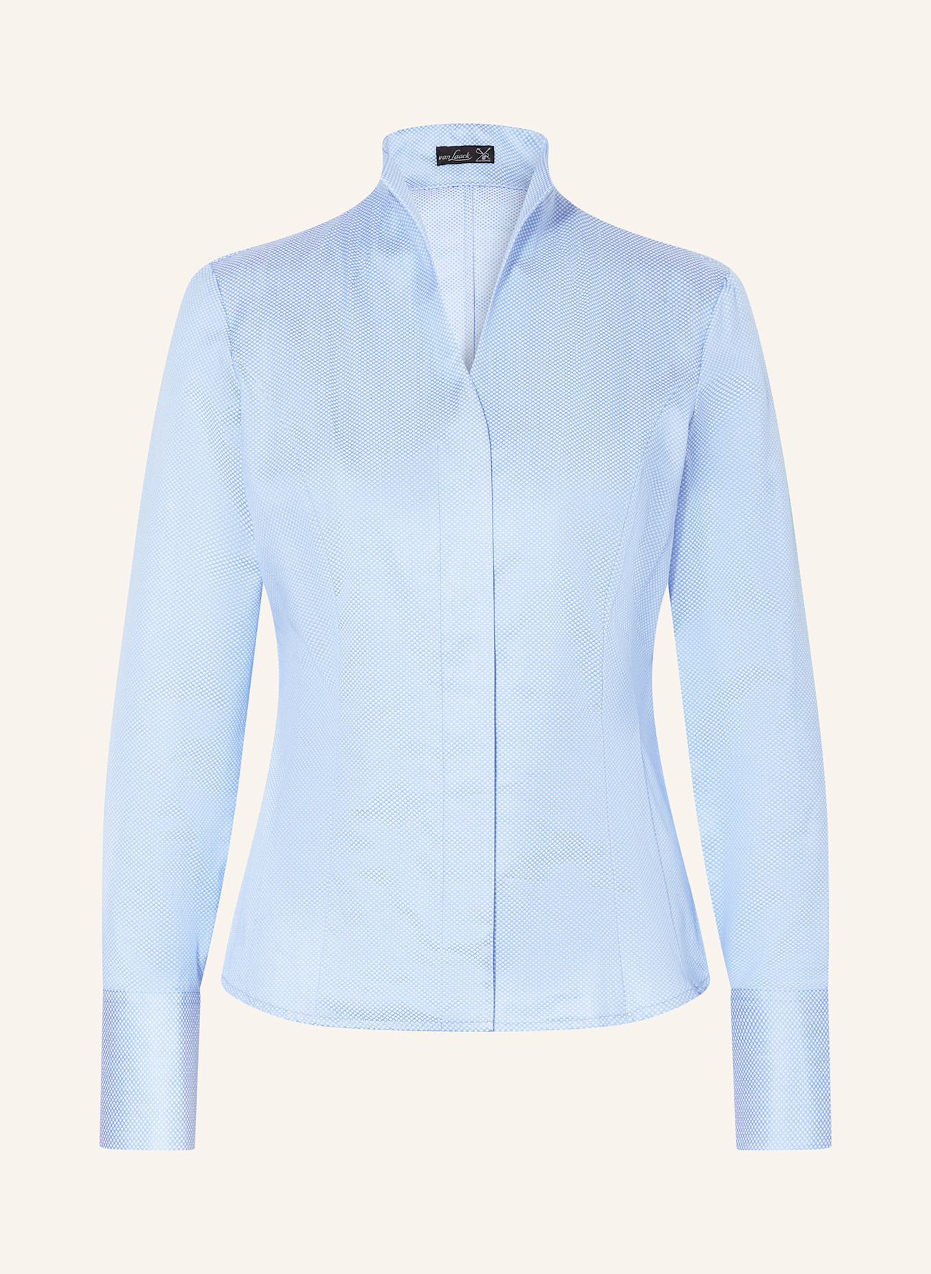 van Laack Bluse VL-ALICE-NOS, Farbe: HELLBLAU/ WEISS (Bild 1)