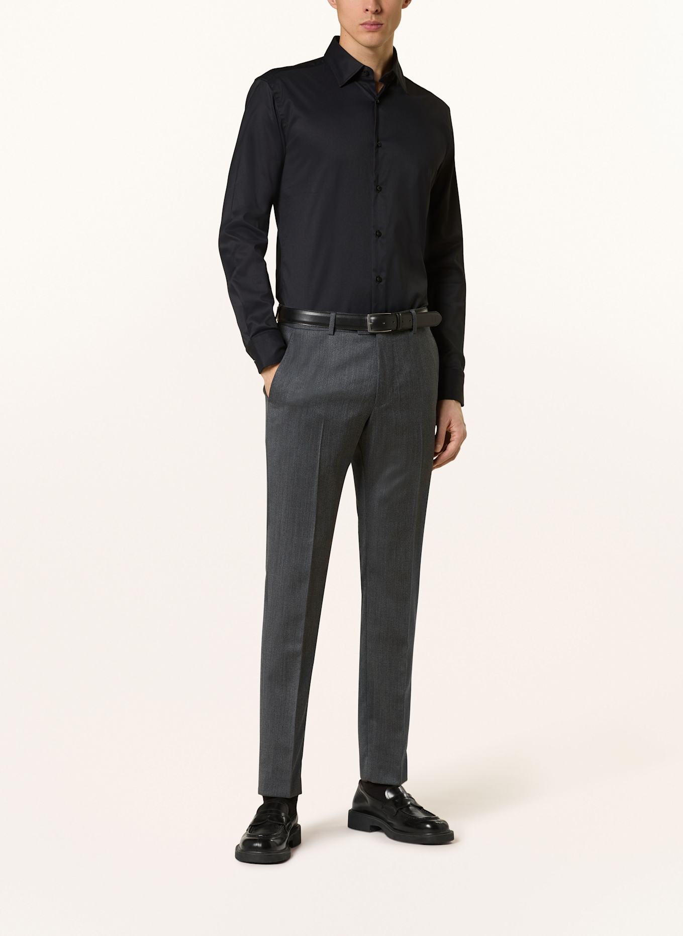 BOSS Shirt HANK slim fit: BLACK