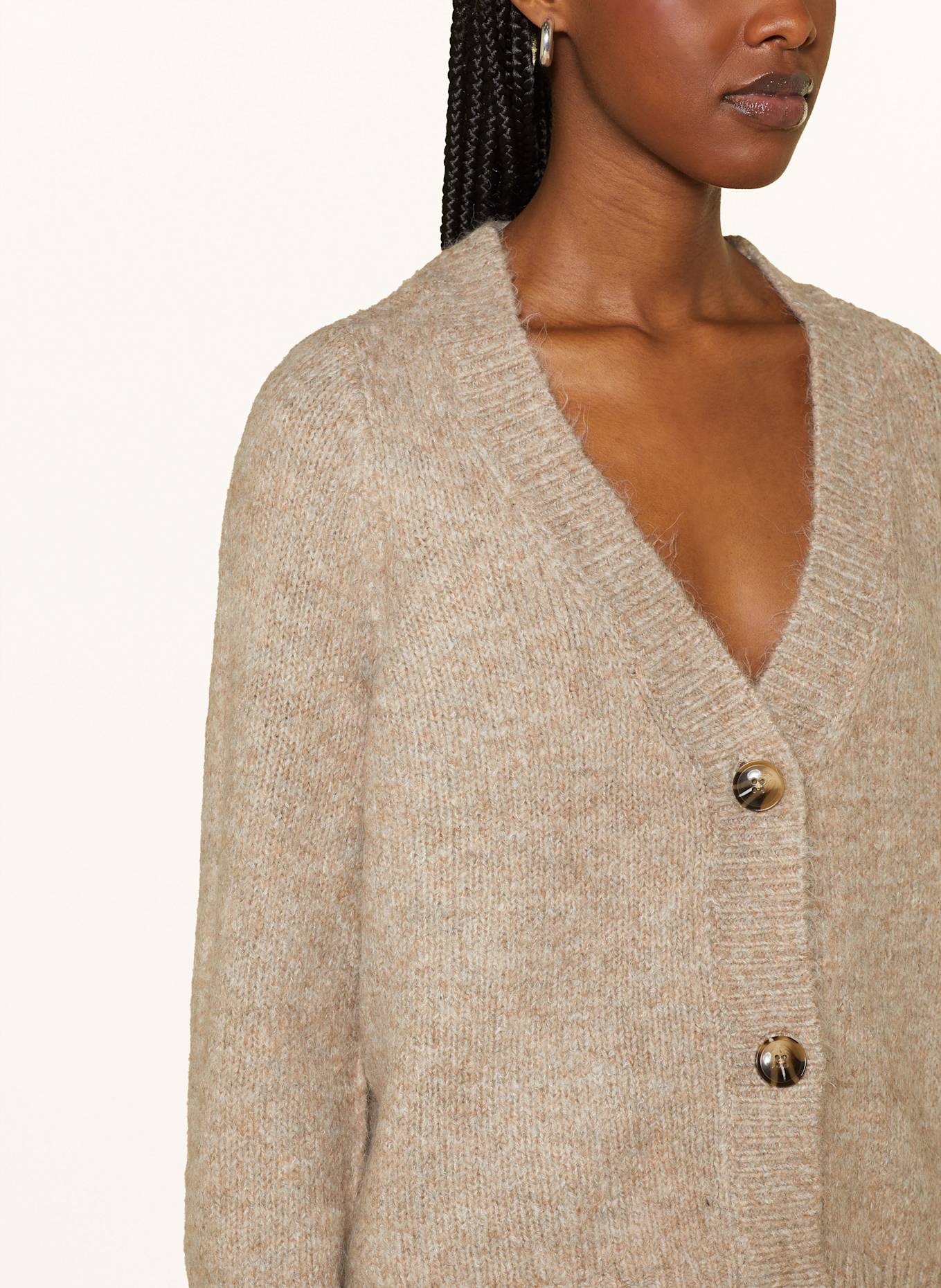 Strickjacke Hallhuber Kaschmir Hallhuber Strickwaren Schwarz