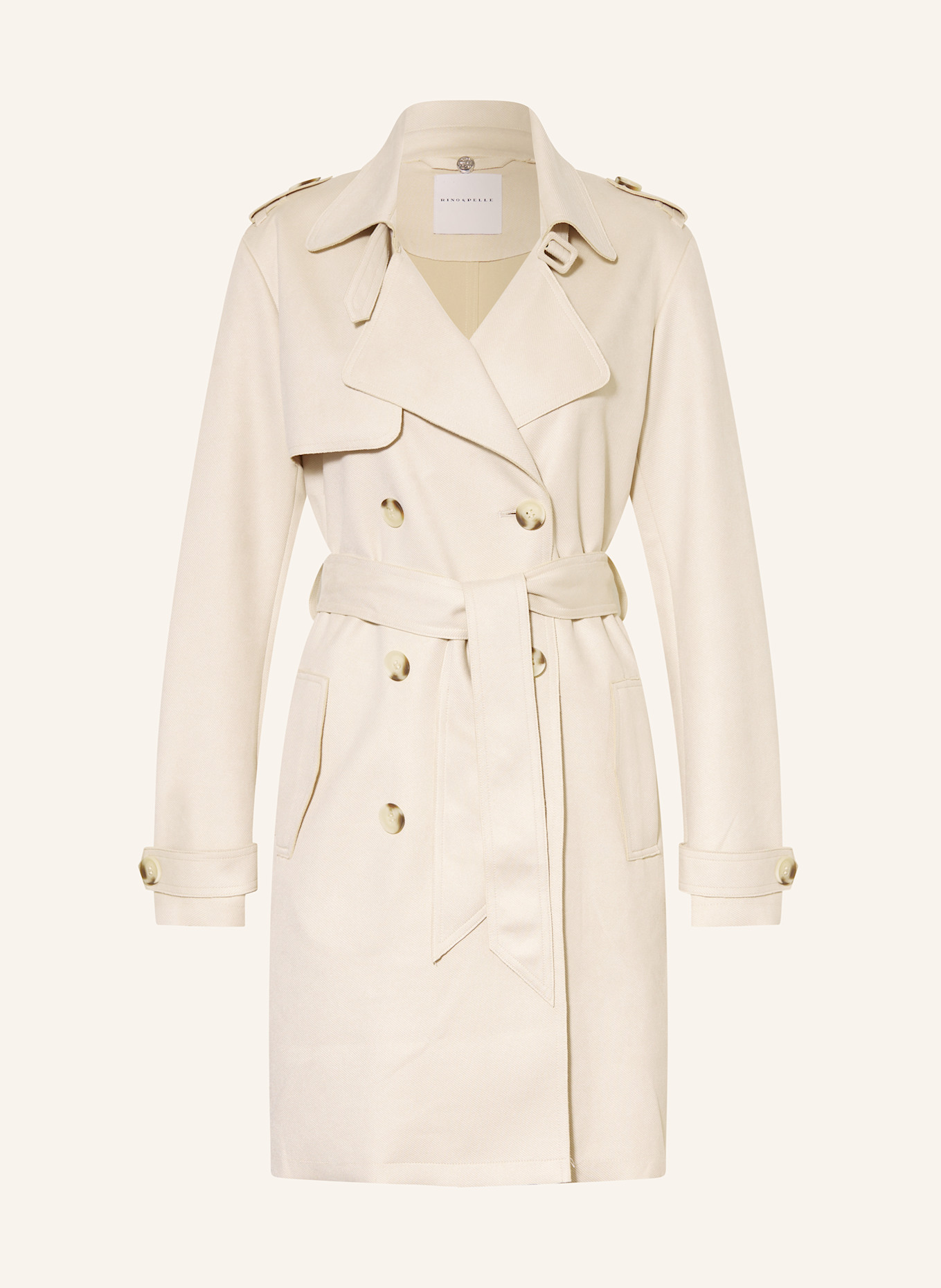 RINO & PELLE Trenchcoat KYONA: ECRU