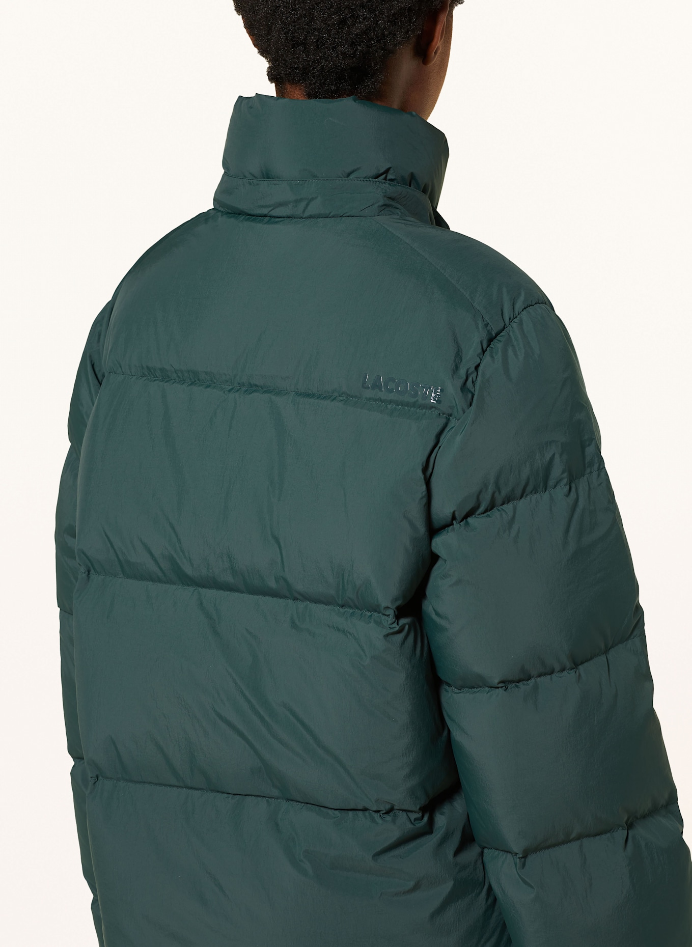 LACOSTE Daunenjacke mit abnehmbarer Kapuze: PETROL