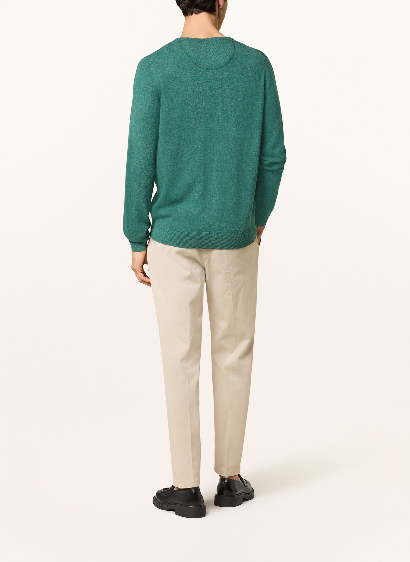 FYNCH-HATTON Pullover: DUNKELGRÜN
