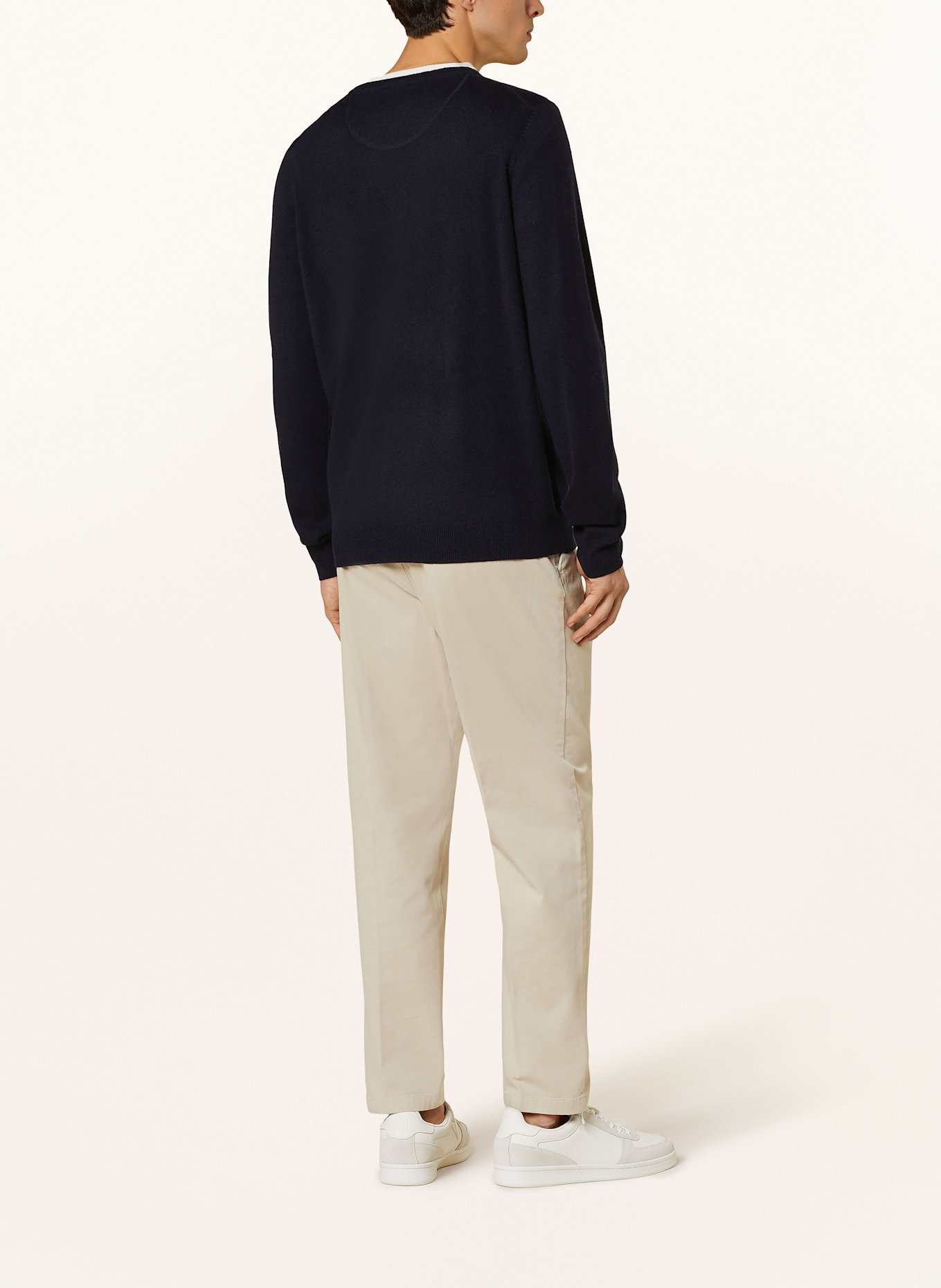FYNCH-HATTON Pullover: DUNKELBLAU