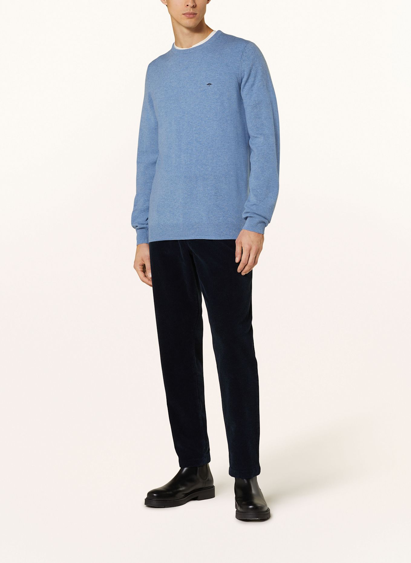 FYNCH-HATTON Pullover: HELLBLAU